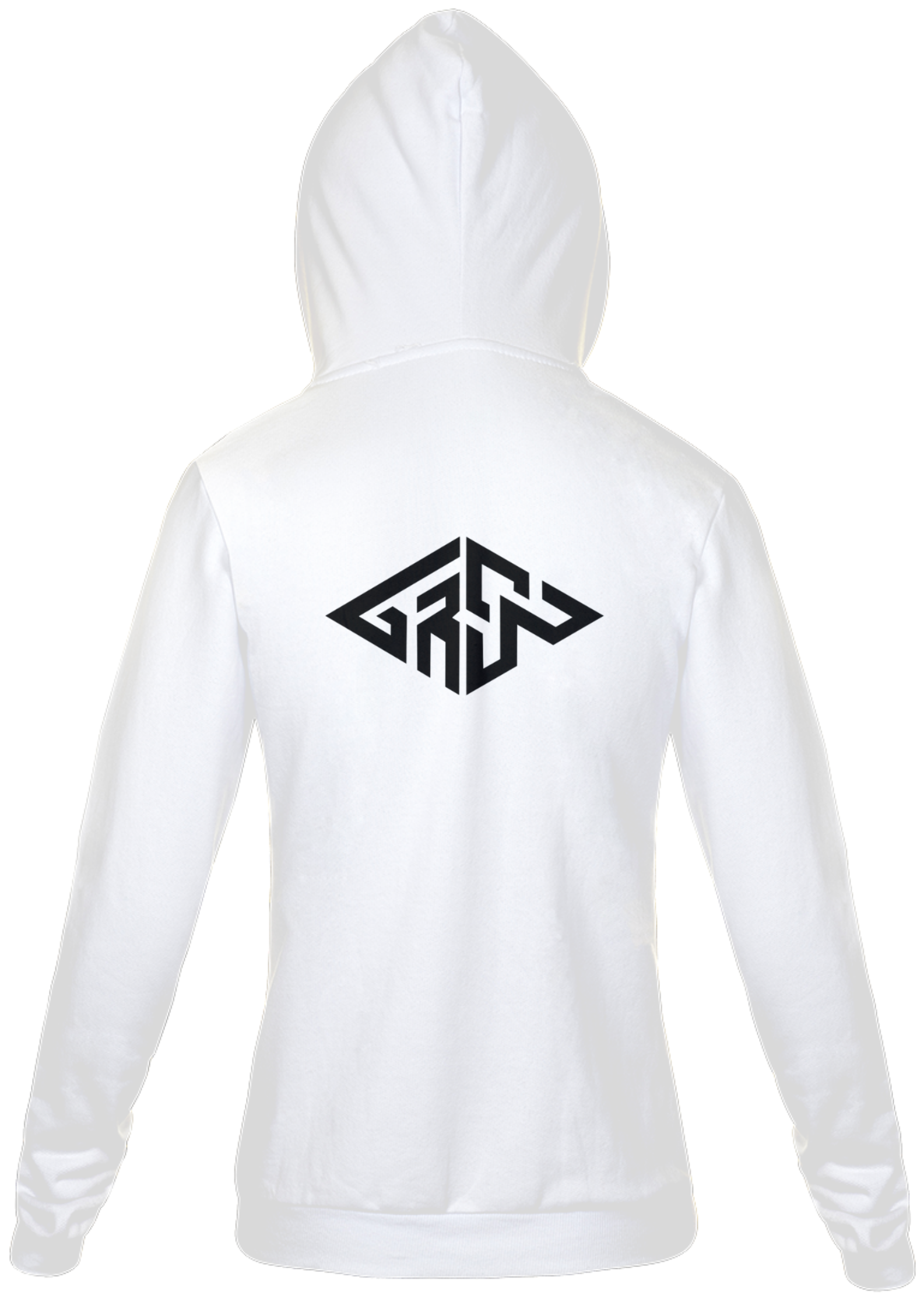 Moletom Com Ziper Unissex Graw - Branco