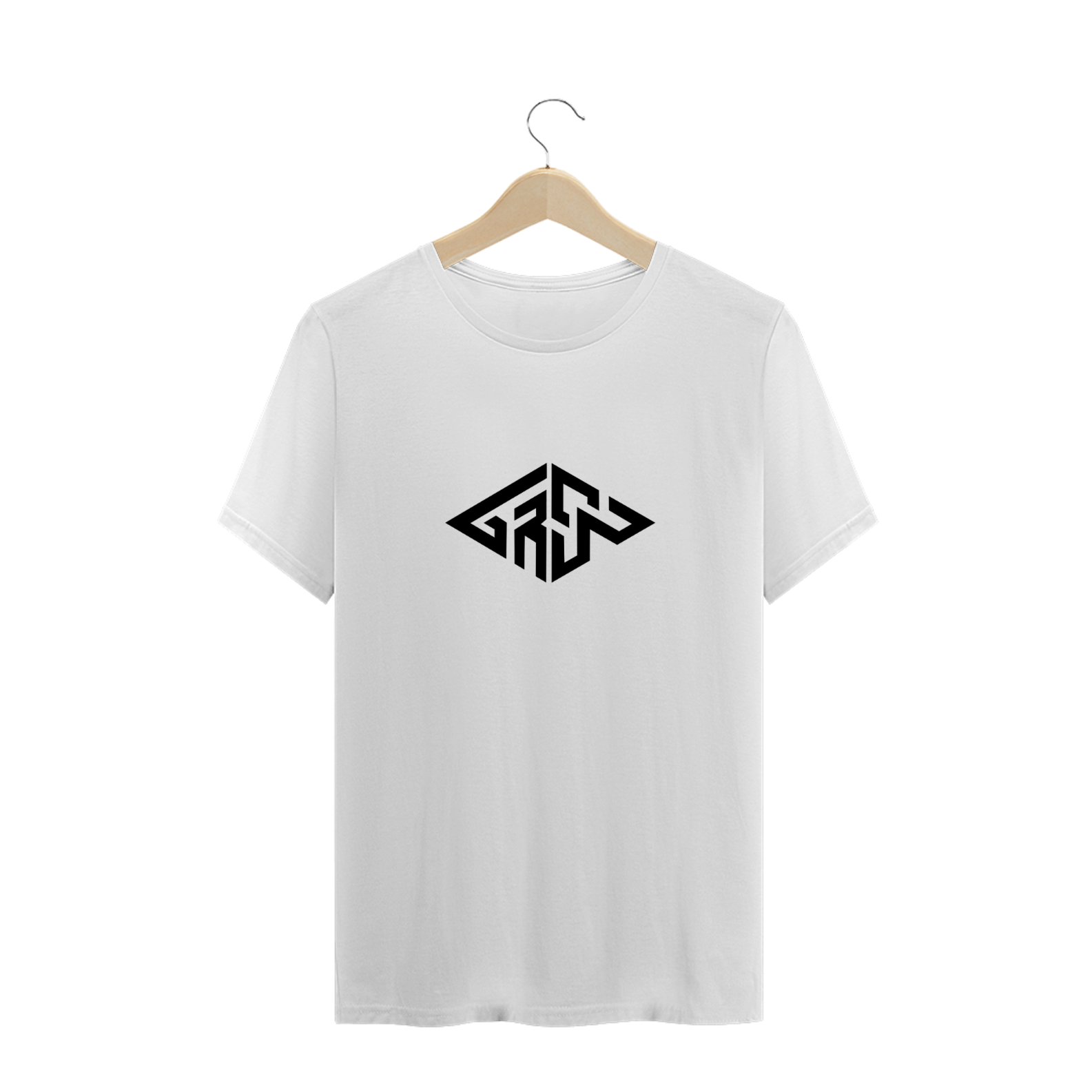 T-Shirt Plus Size Estampa Logo Graw - Branco