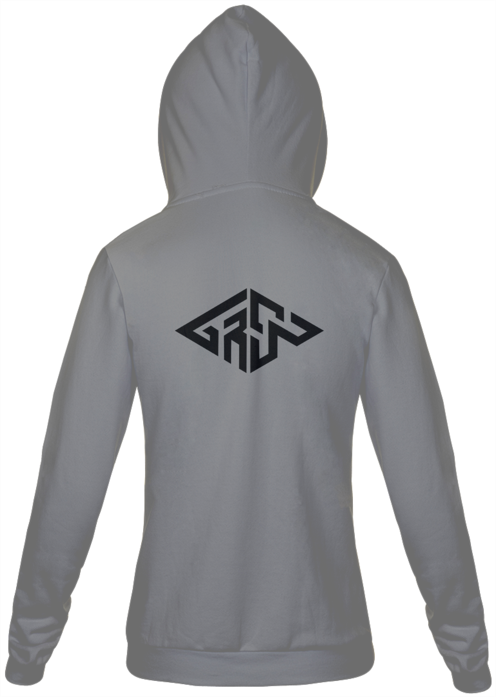 Moletom Com Ziper Unissex Graw - Cinza Mescla