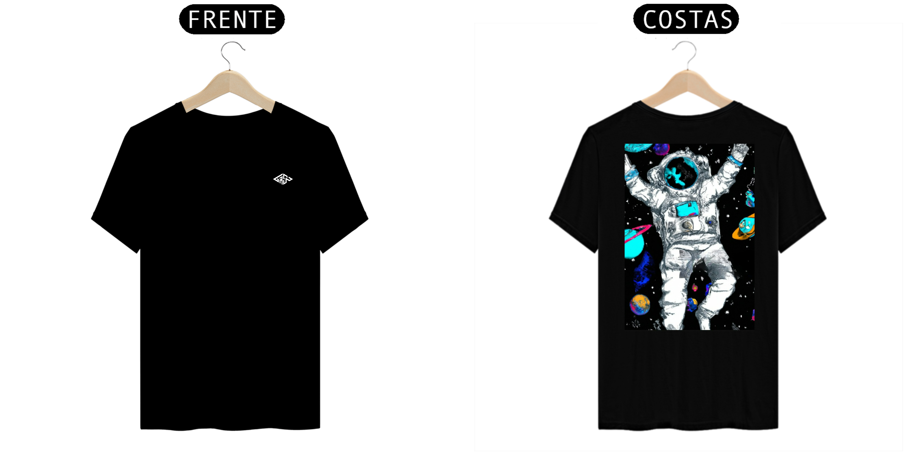 T-Shirt Prime Space - Preto