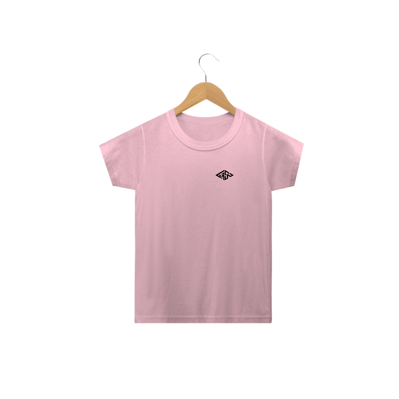 Camiseta Class Infatil Logo Graw - Rosa bebe