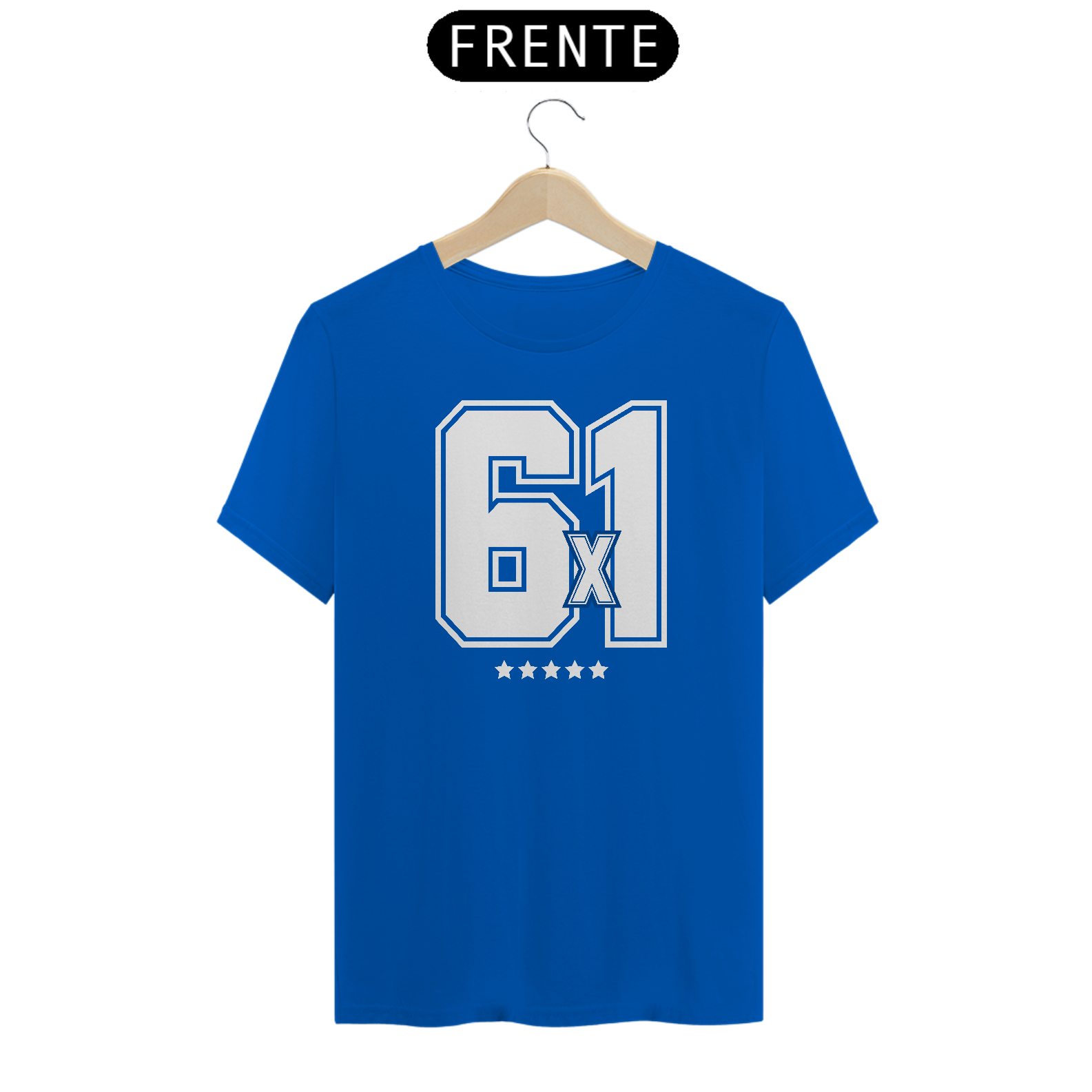 CAMISETA 6X1 - AZUL