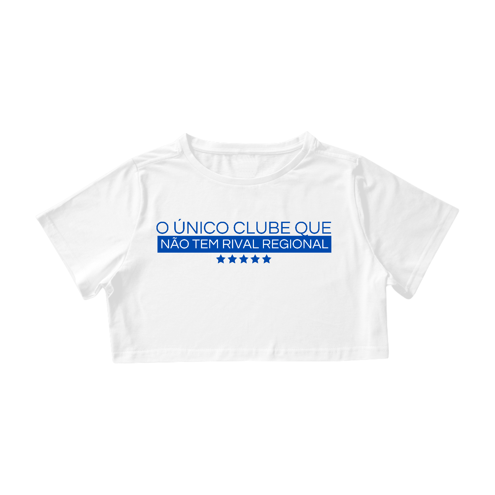 CROPPED NÃO TEM RIVAL - BRANCO