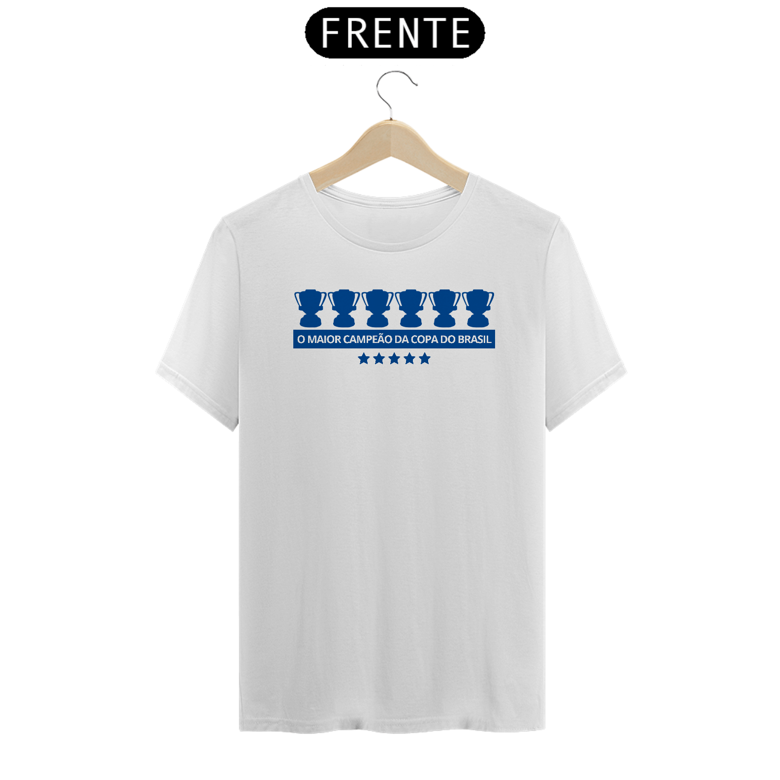 CAMISETA O MAIOR CAMPEÃO - BRANCO