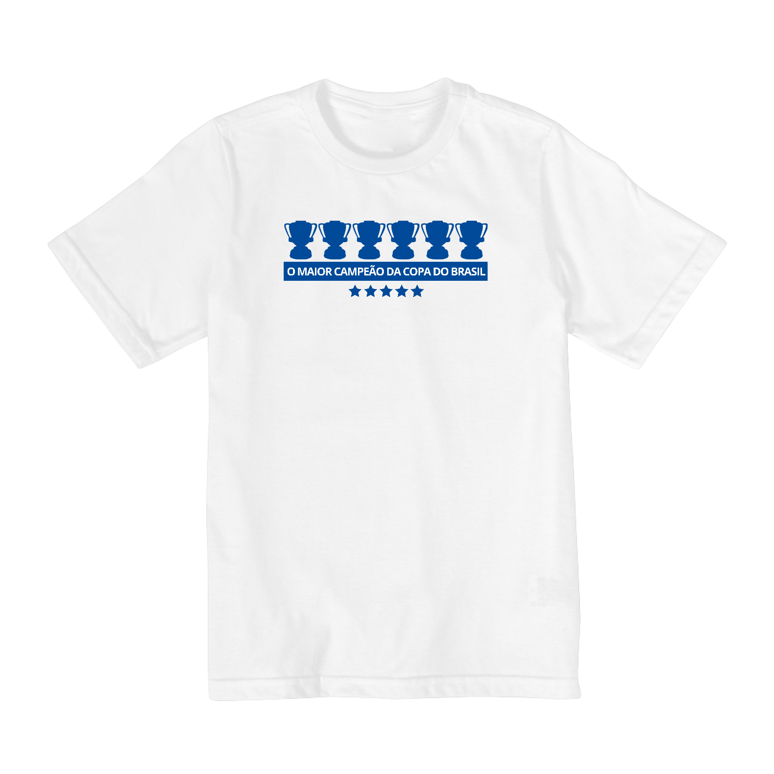 CAMISA INFANTIL O MAIOR CAMPEÃO - BRANCO