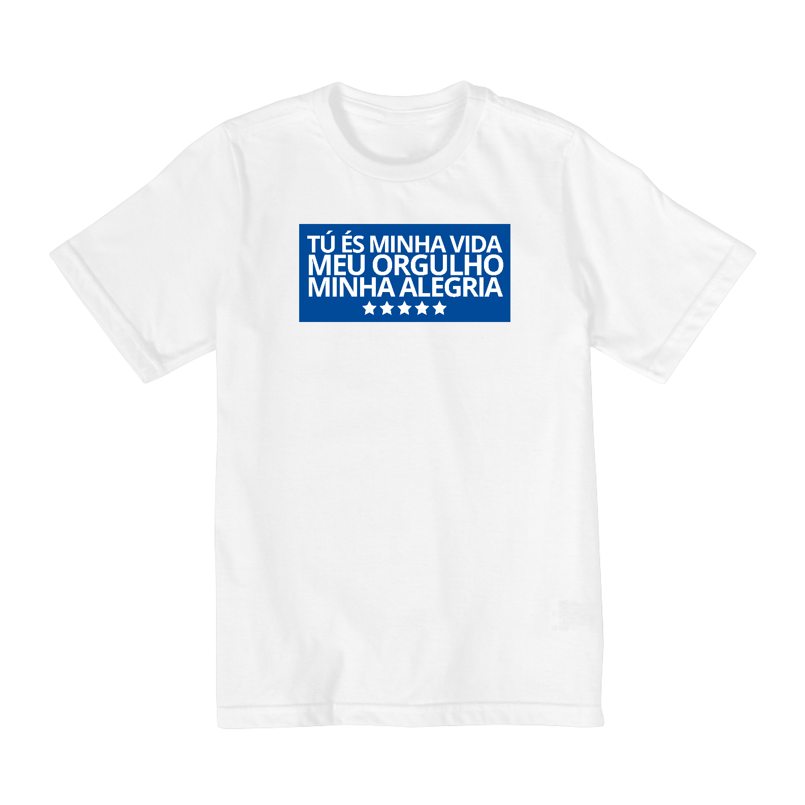 CAMISETA BABY TU ÉS MINHA VIDA - BRANCO