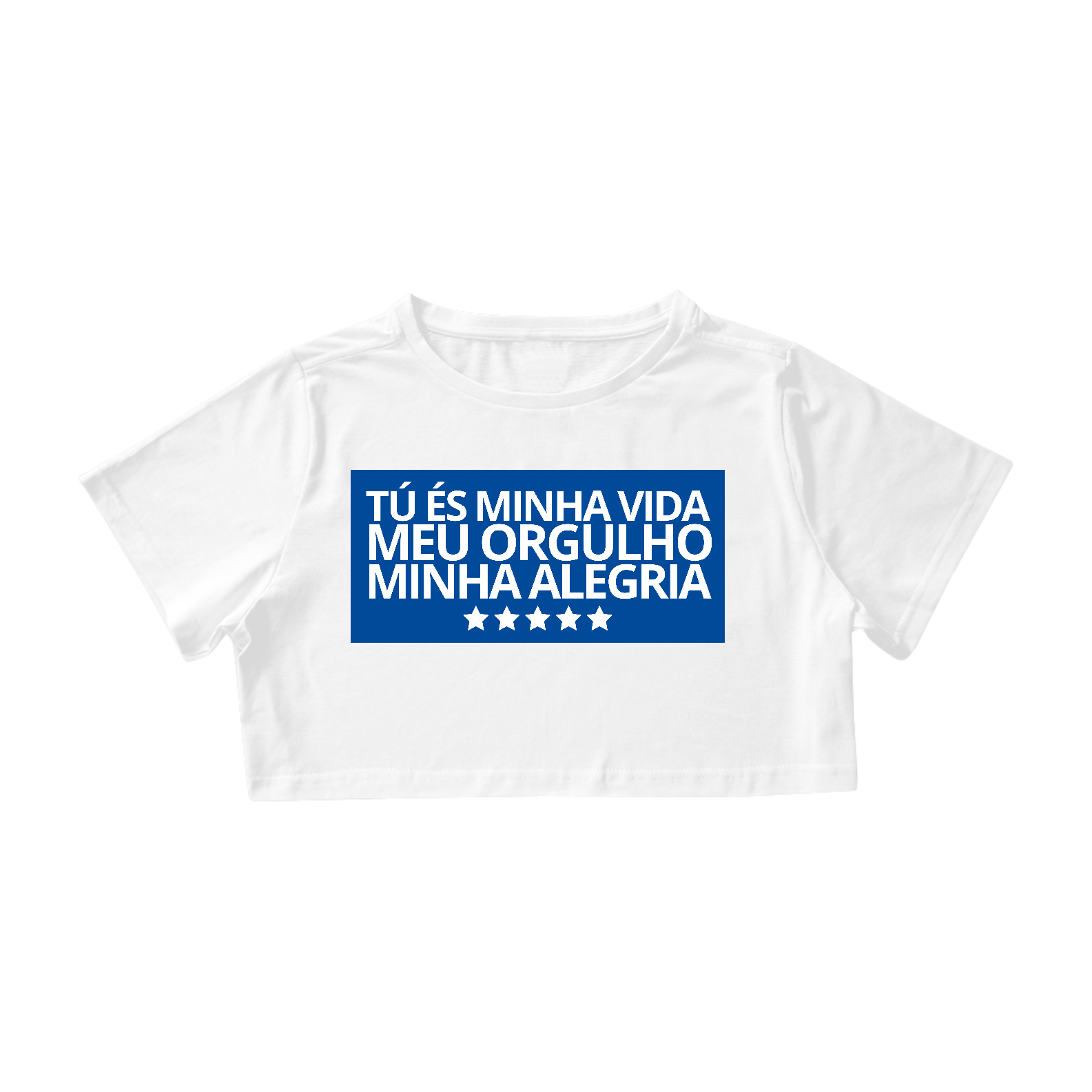 CROPPED TU ÉS MINHA VIDA - BRANCO