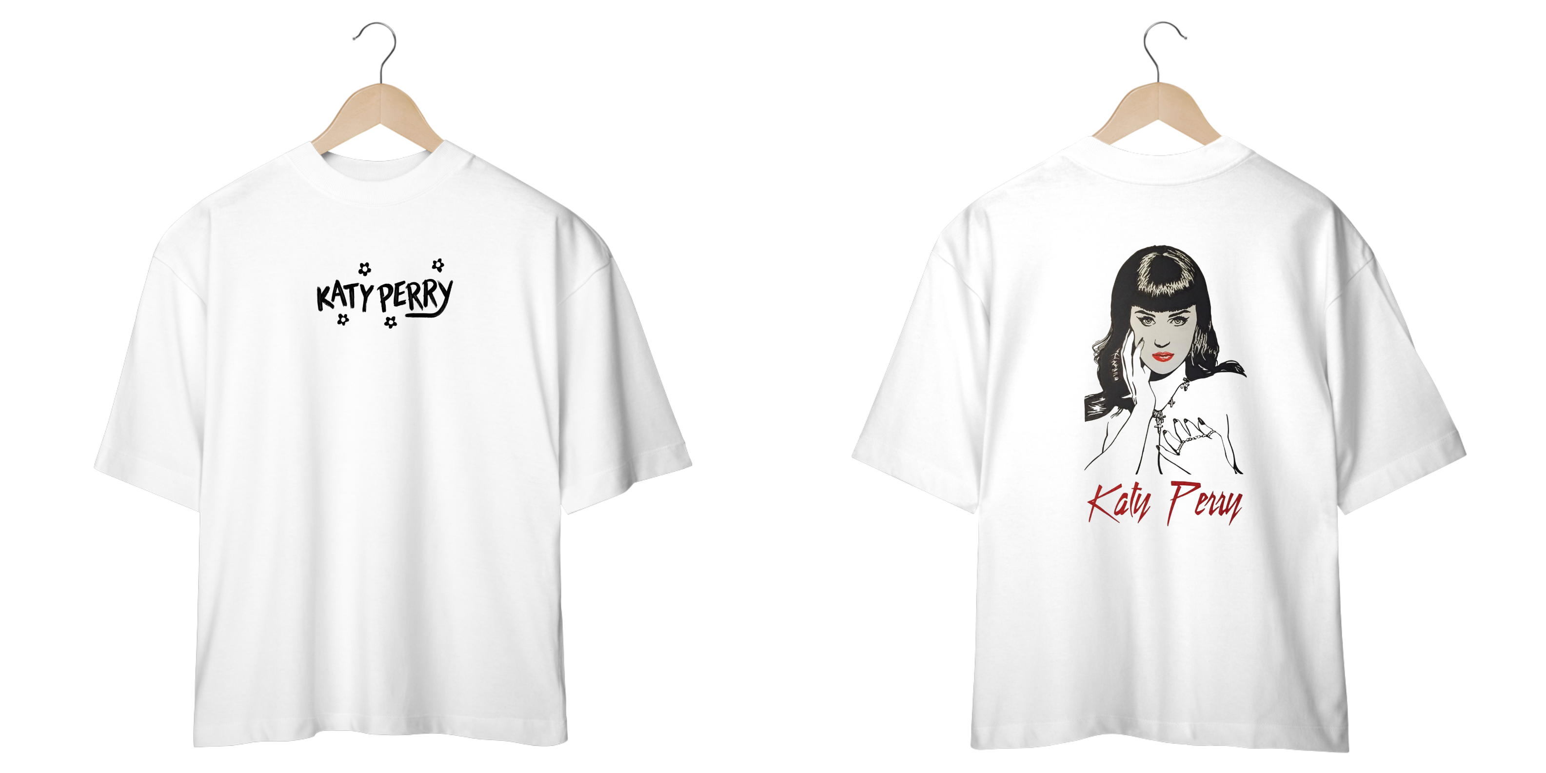 Camiseta Oversized Katty Pery
