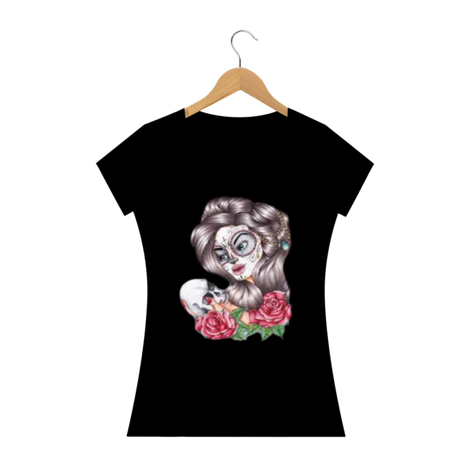 Camisa BabyLong WomanSkull