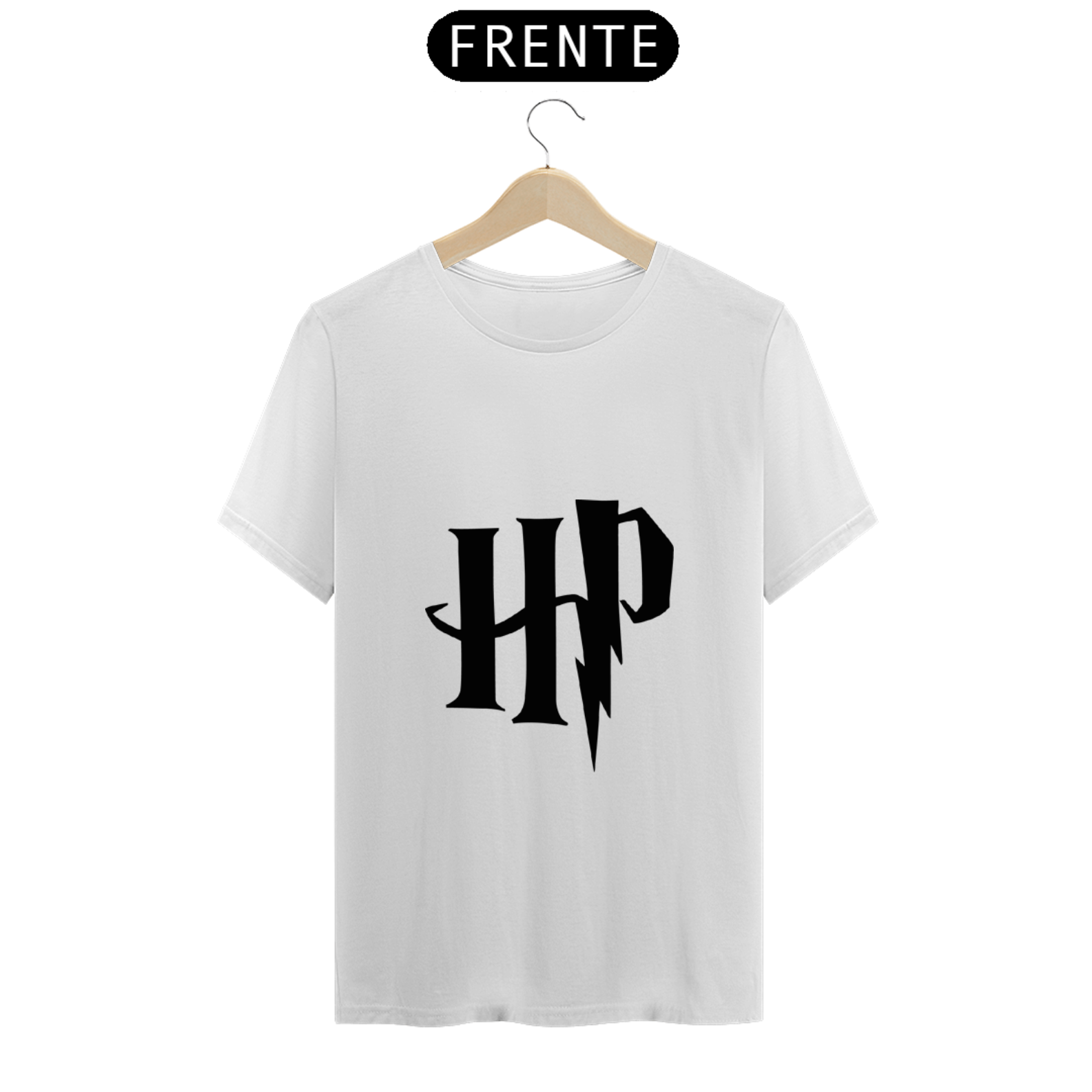 Camiseta iniciais HP (Harry Potter)