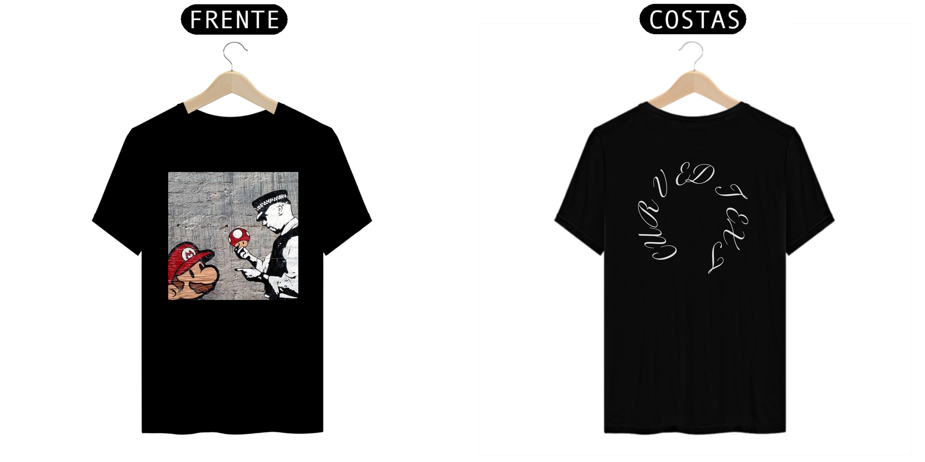 Camiseta grafite Mario - STV