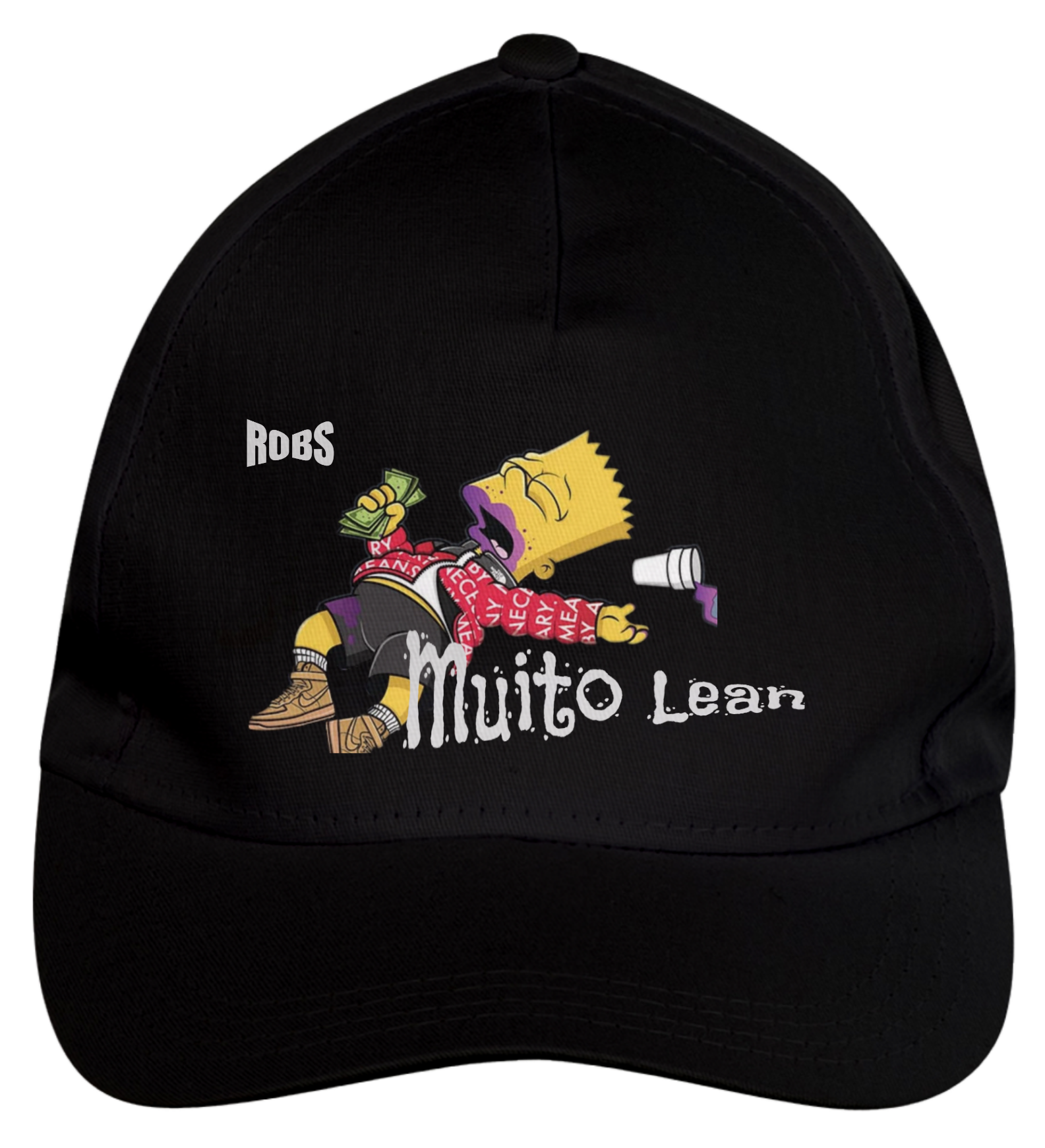 Boné El Barto Trap Chapado De Lean