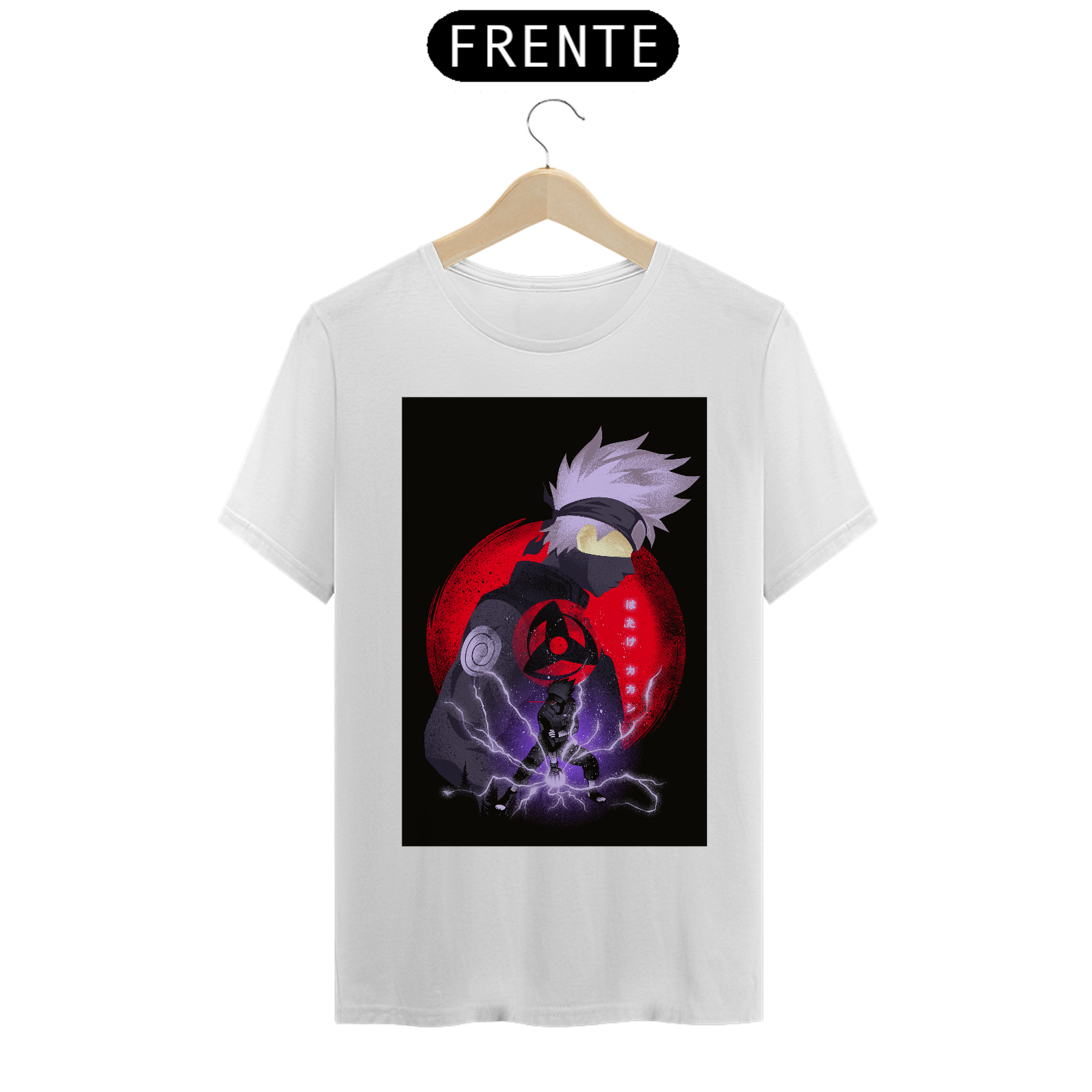 Nome do produto  Camiseta Kakashi Hatake Sharingan