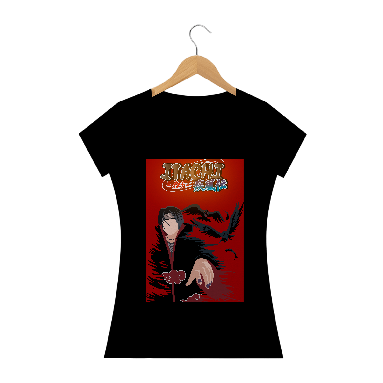 Nome do produto  Camiseta uchiha itachi