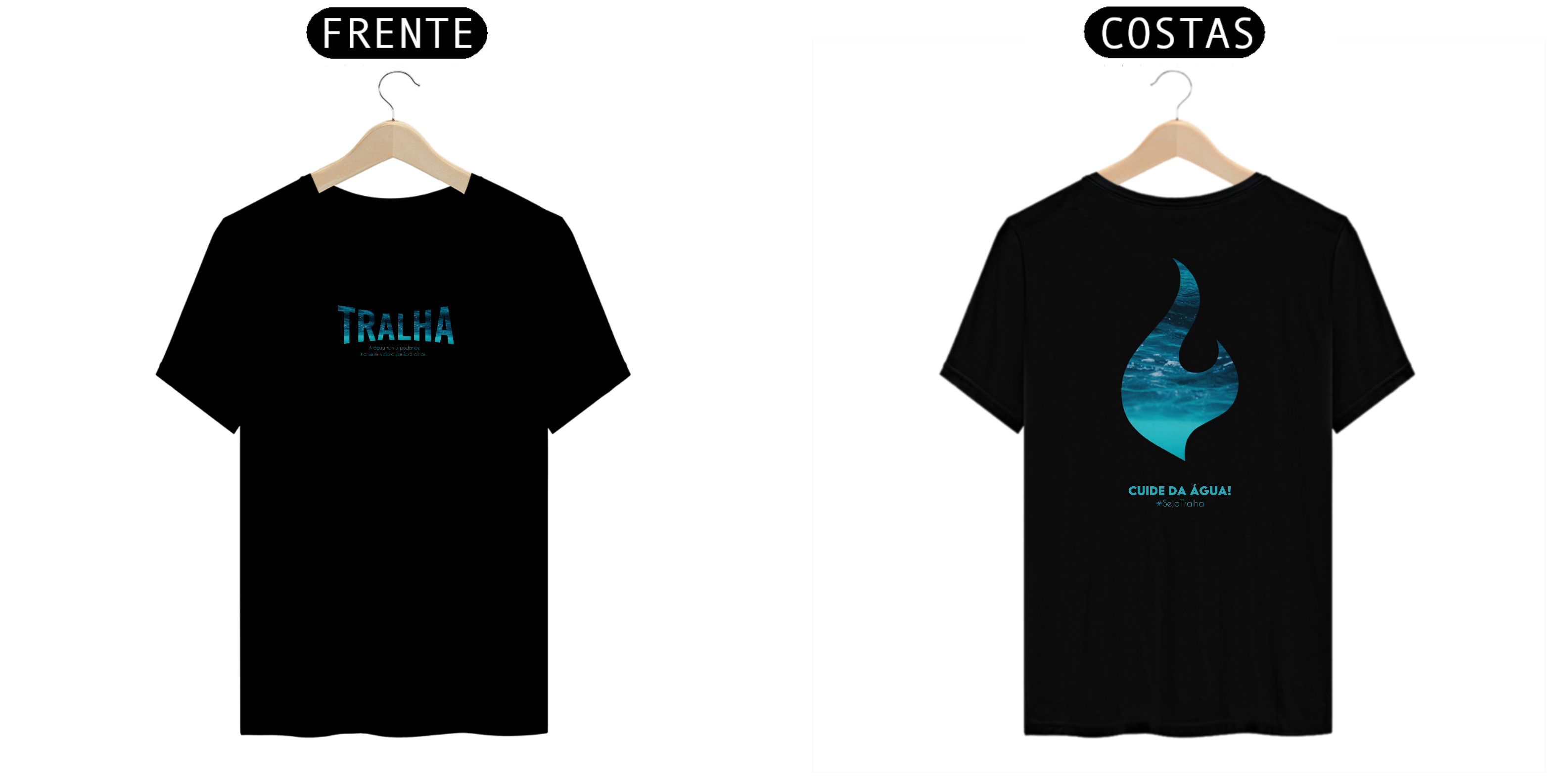 CUIDE DA ÁGUA - T-shirt