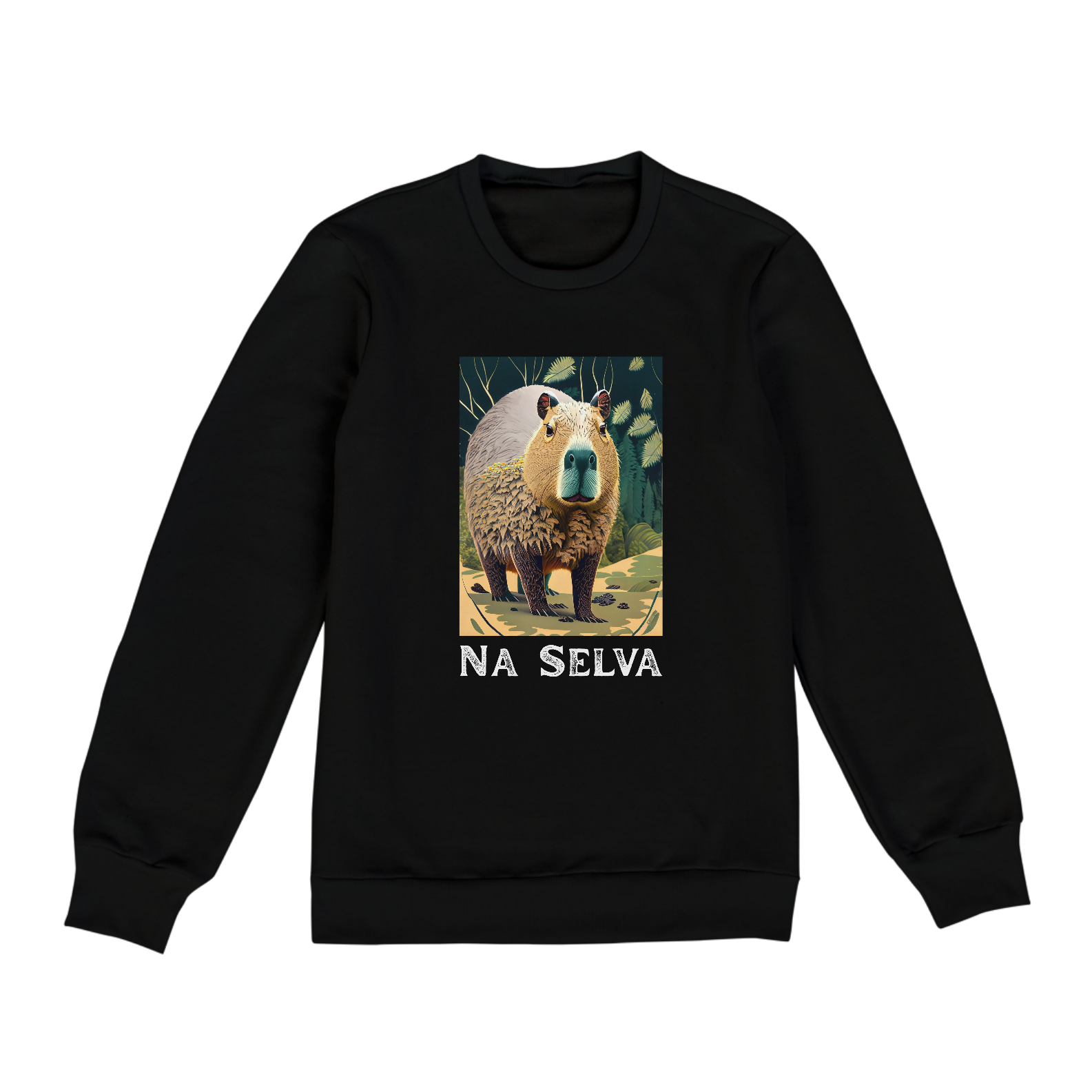 Nome do produto: Moletom Na Selva - Capivara