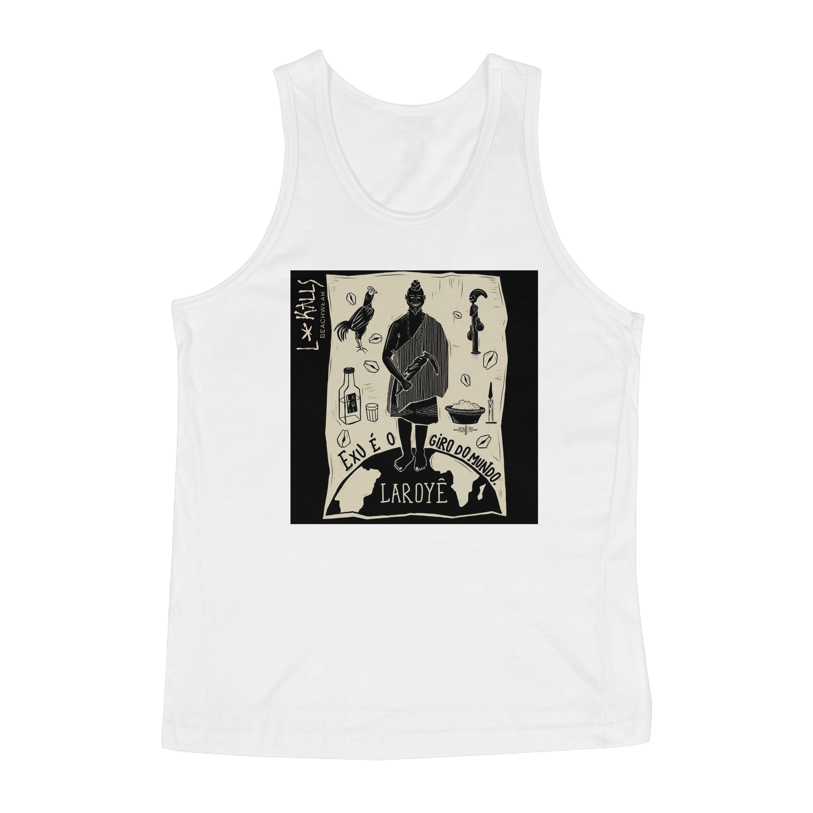 EXU É O GIRO DO MUNDO - REGATA CLASSIC QUALITY