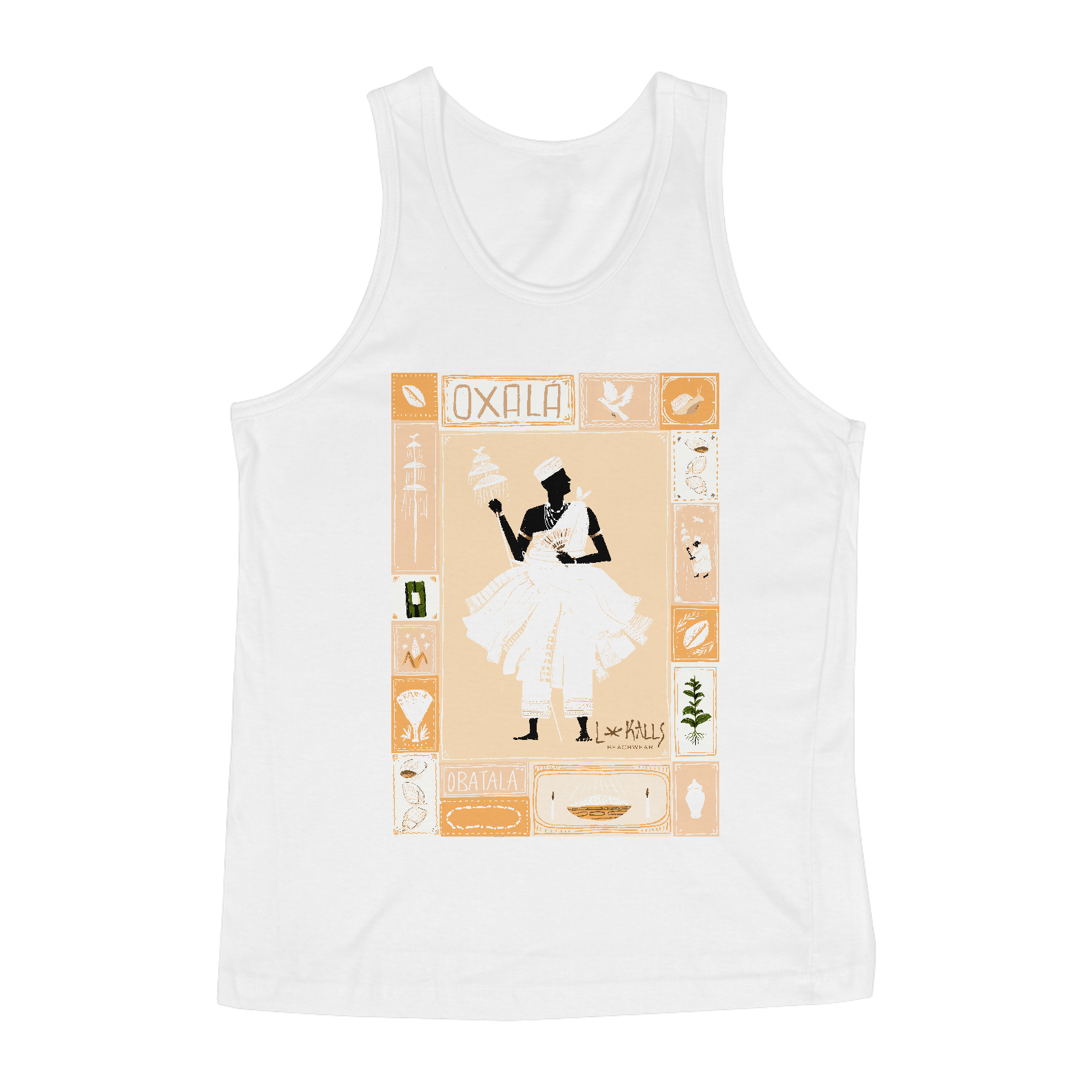 Nome do produto  OXALÁ PAPIRO - REGATA CLASSIC