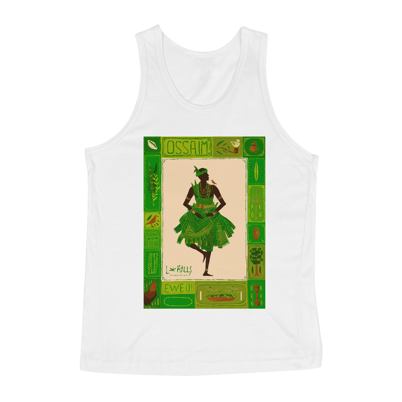 Nome do produto  OSSAIM PAPIRO - REGATA CLASSIC