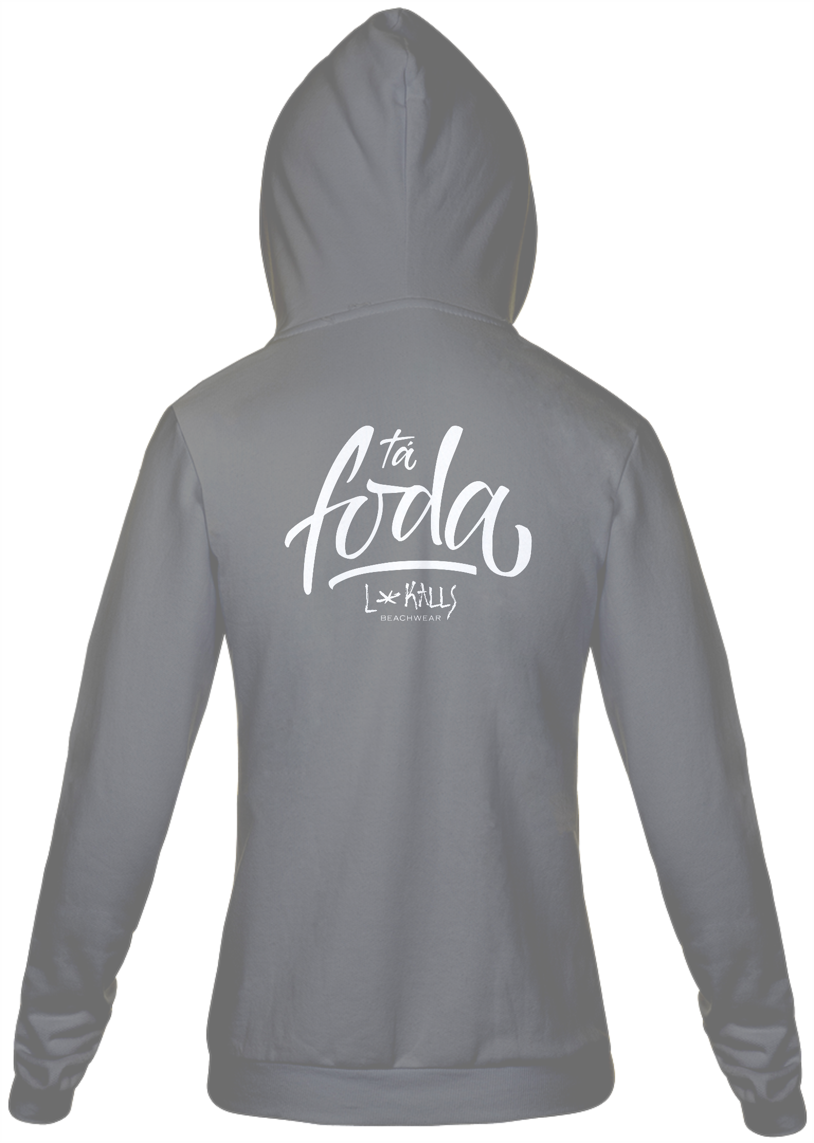 Nome do produto  TÁ FODA - MOLETON ZIPER FRONTAL