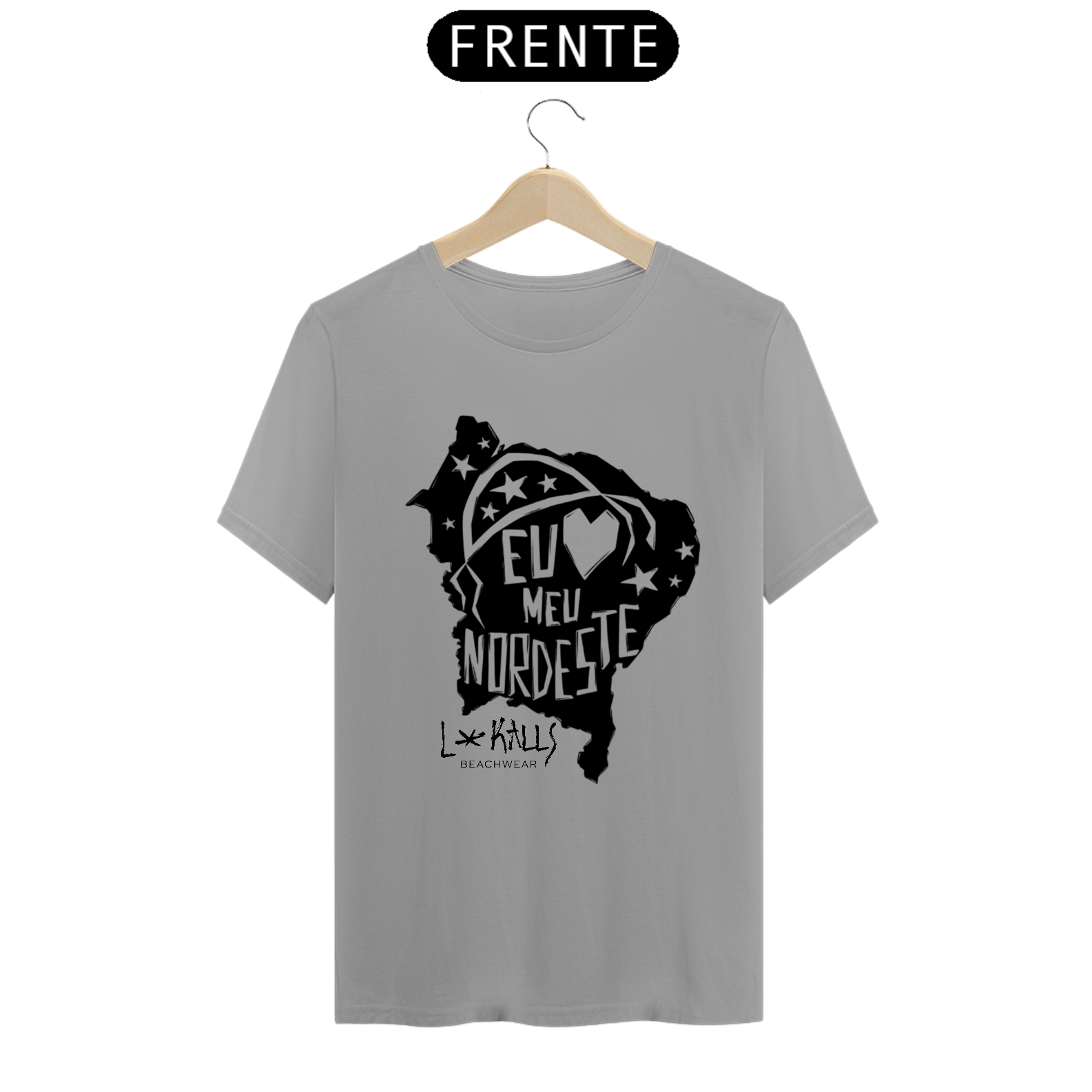 Nome do produto  EU AMO MEU NORDESTE - CAMISETA QUALITY