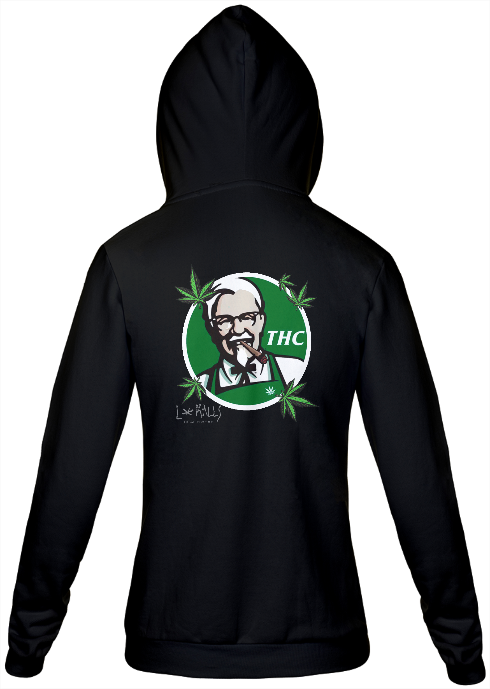 Nome do produto  THC - MOLETON COM ZIPER FRONTAL