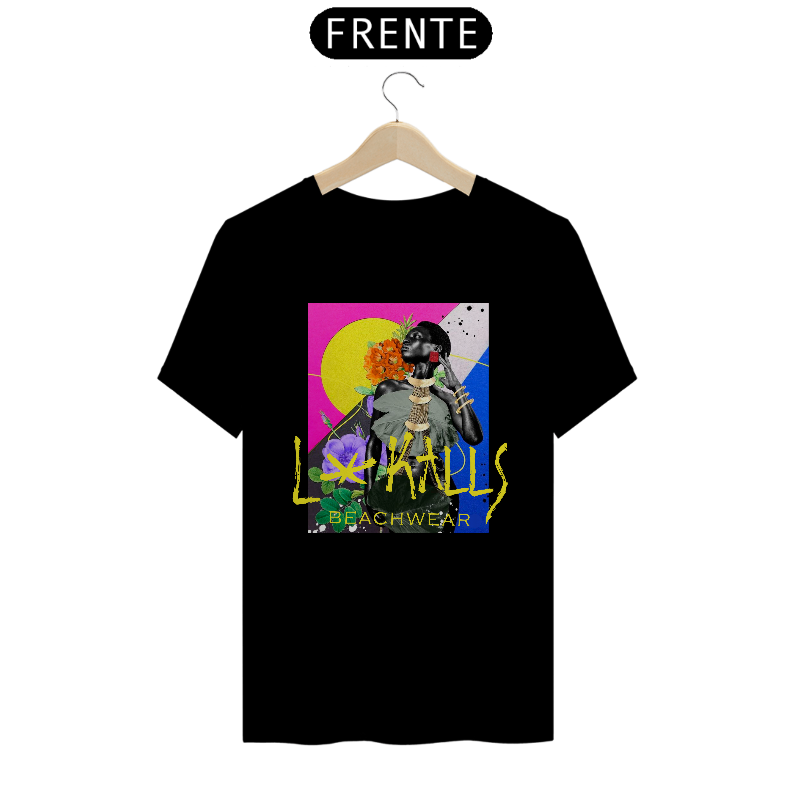 BLACK POP ART 02 - CAMISETA QUALITY