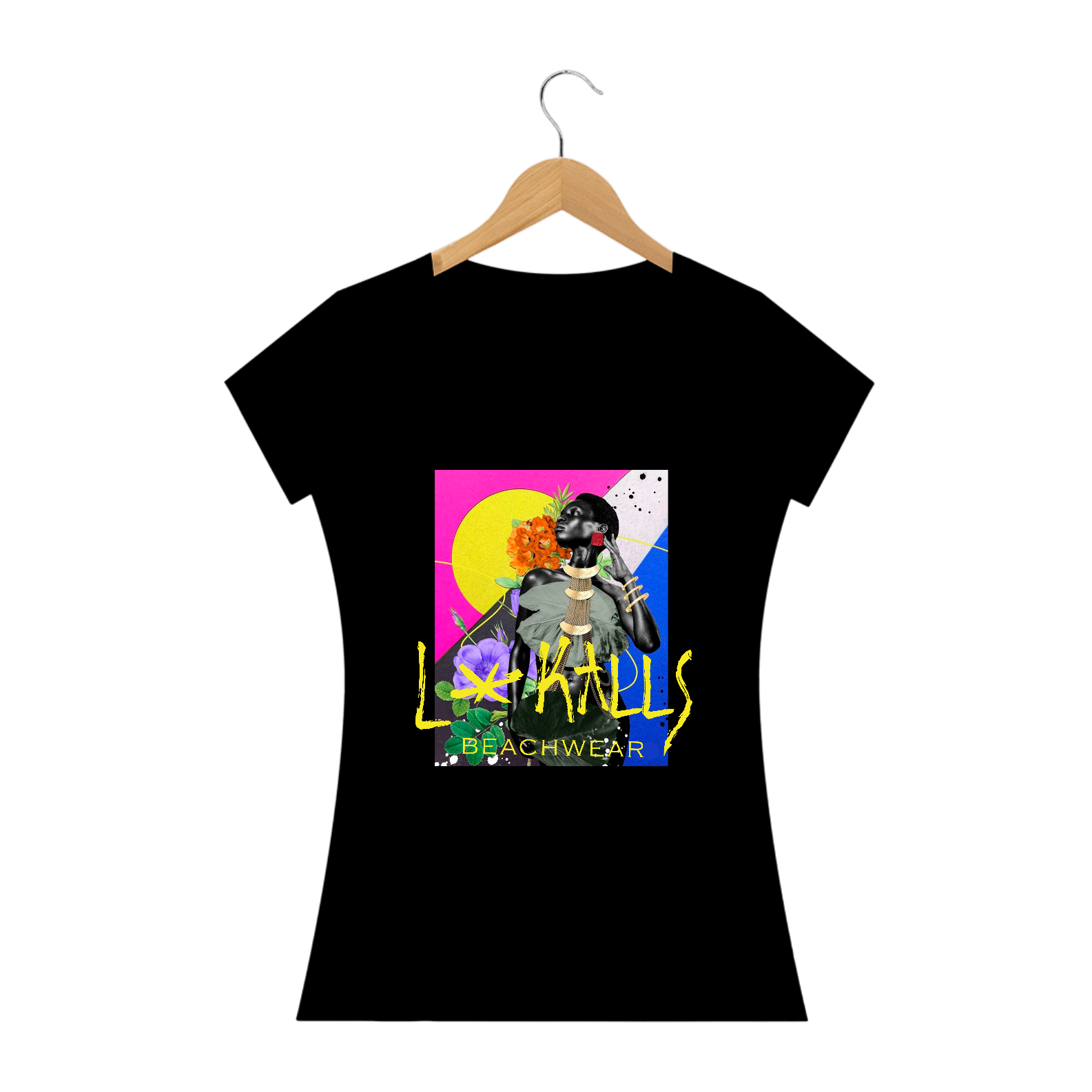 Nome do produto  BLACK POP ART 02 - BABY LONG QUALITY