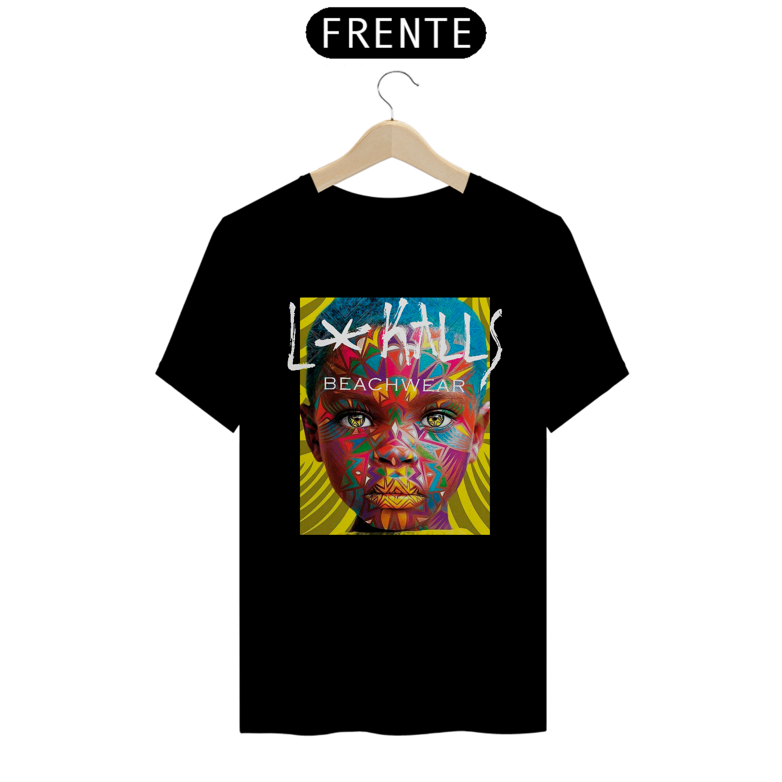 BLACK POP ART 04 - CAMISETA QUALITY
