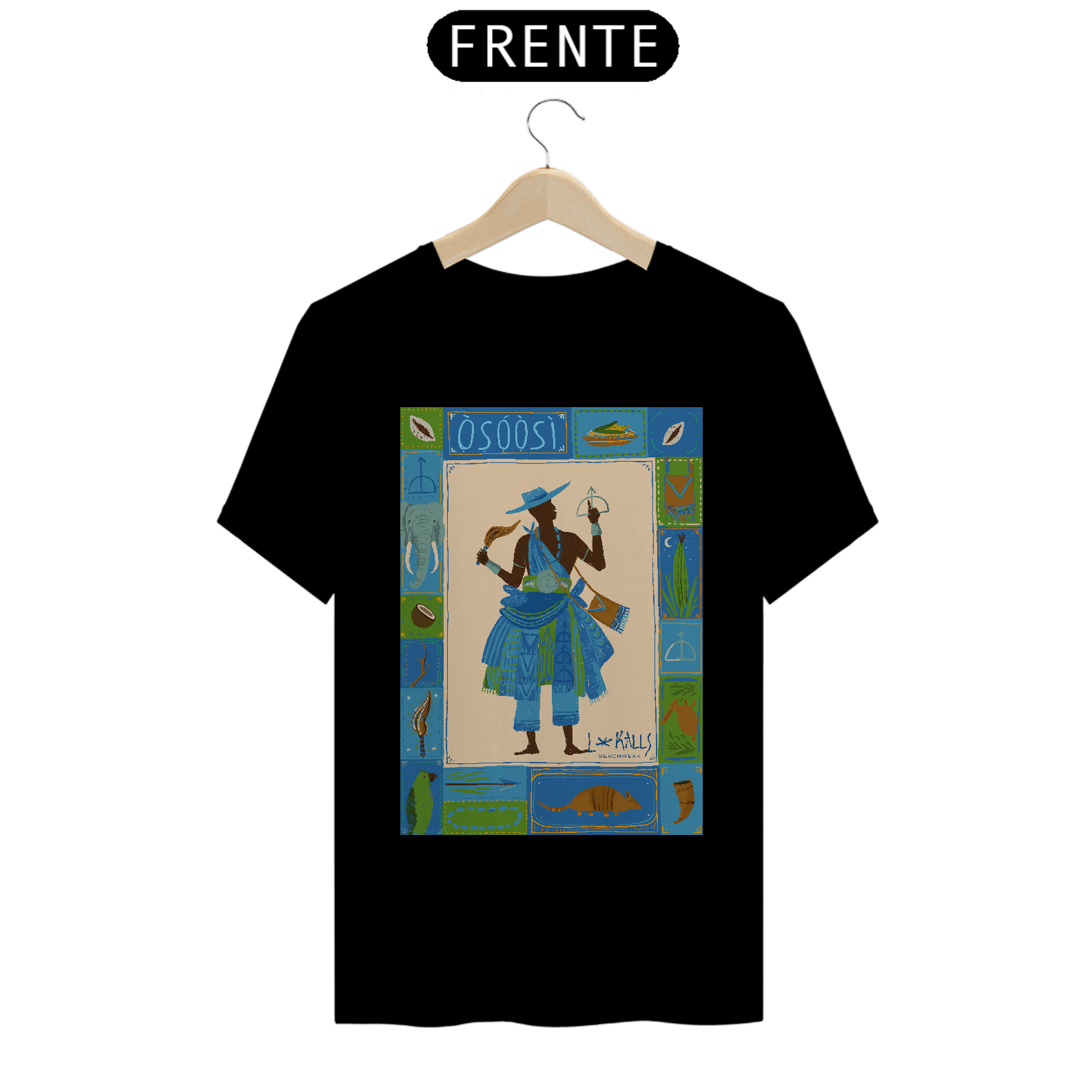 Nome do produto  OXOSSI PAPIRO - CAMISETA QUALITY