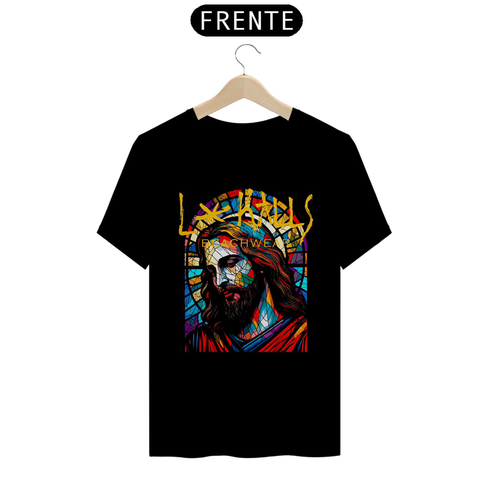 CRISTO POP ART 01 - CAMISETA QUALITY