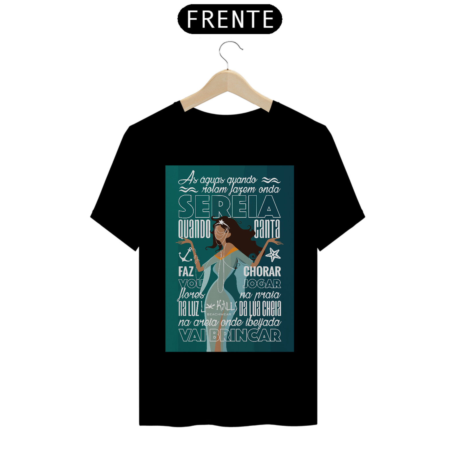 Nome do produto  SEREIA 01 - CAMISETA QUALITY