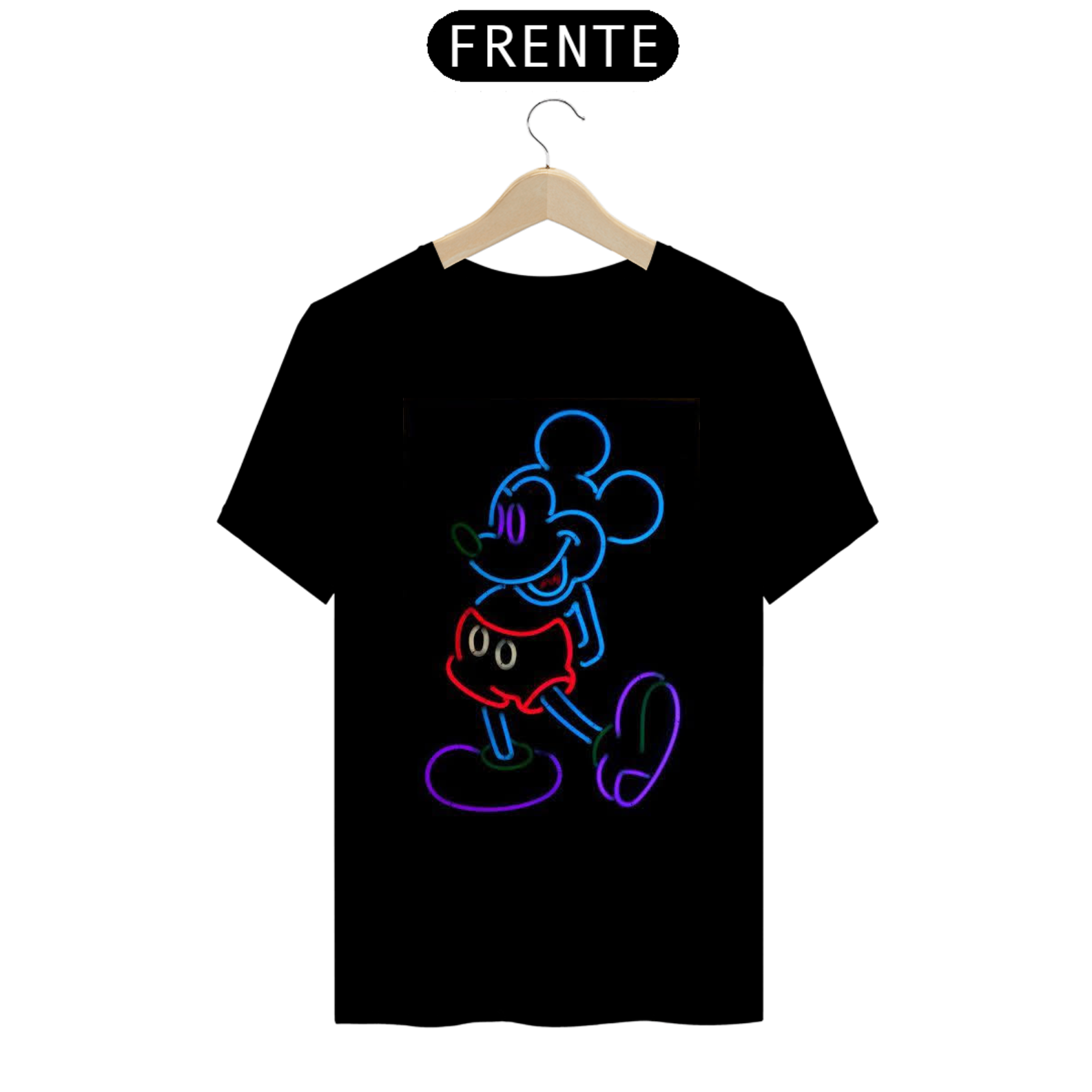 CAMISETA MICKEY NEON