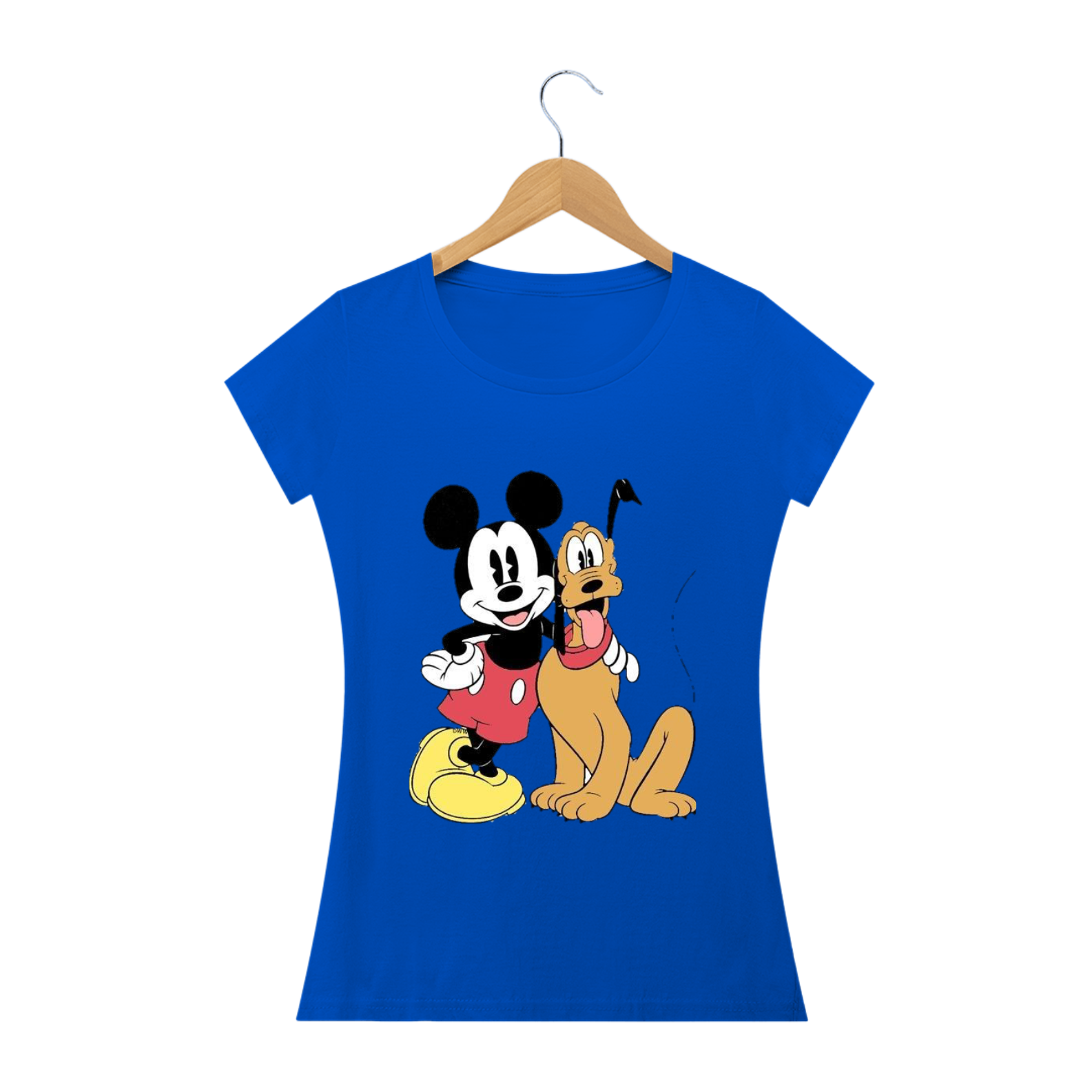 camisa feminina mickey e pluto