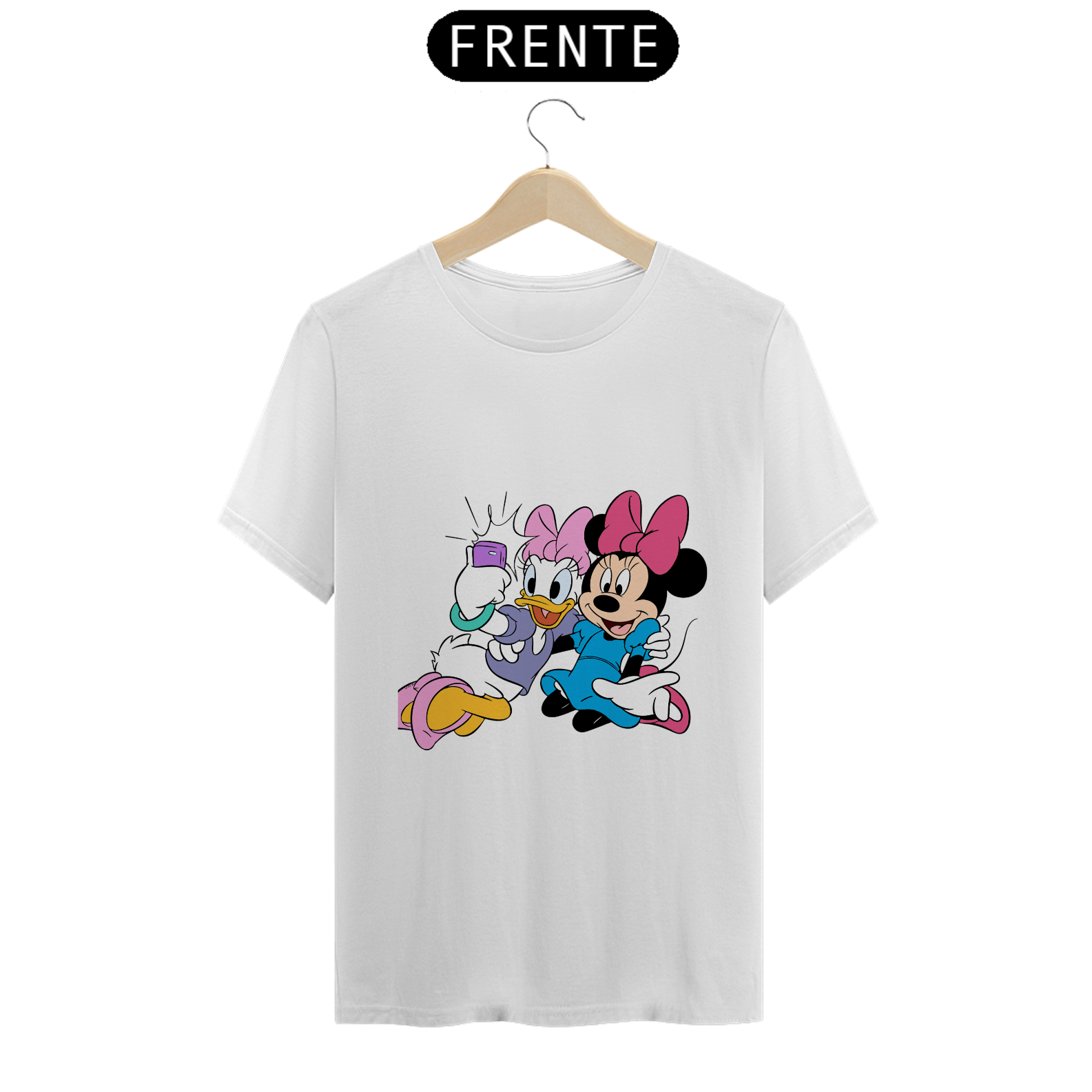 camisa minnie mouse e margarida