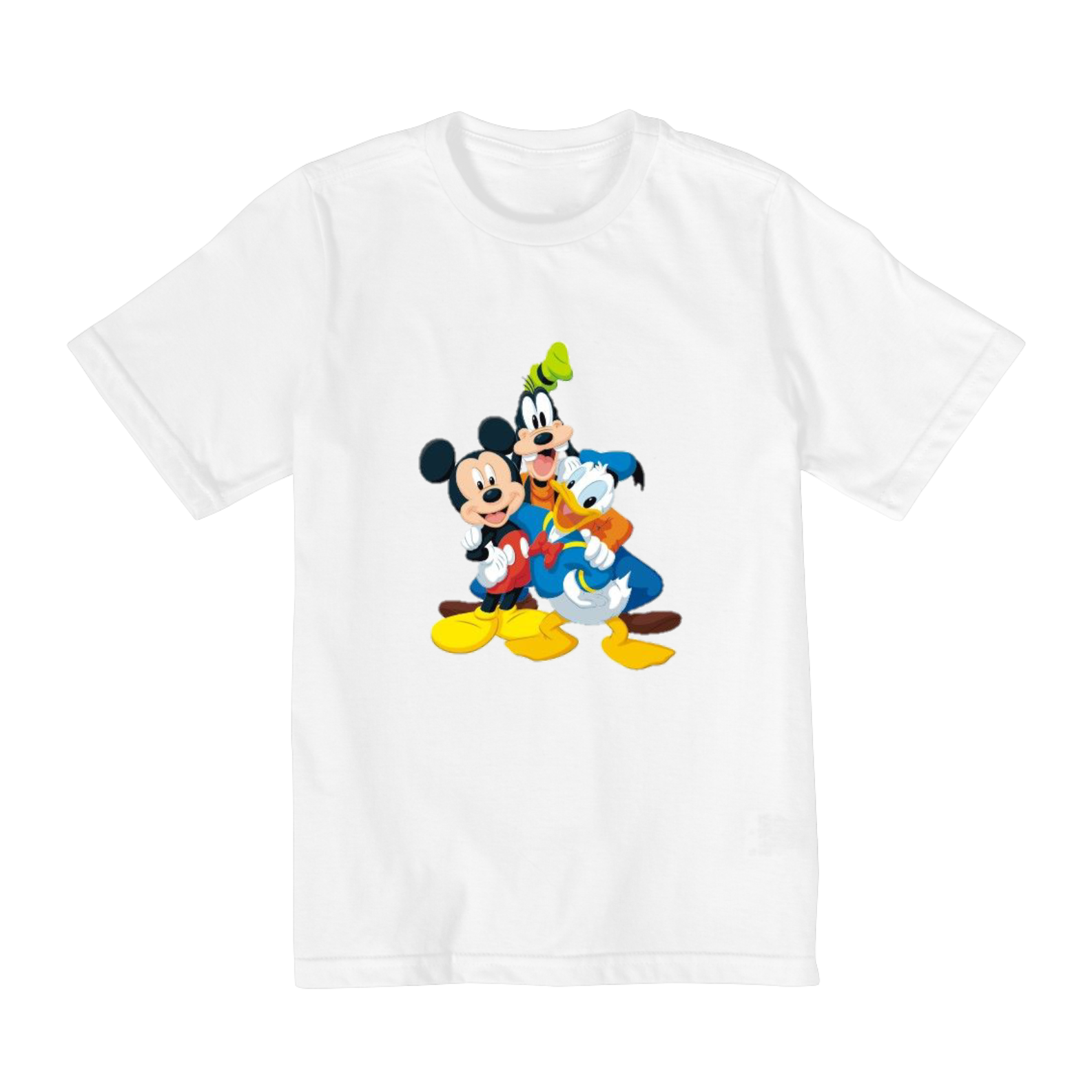 camisa infantil 2 ao 8 mickey mouse e seus amigos