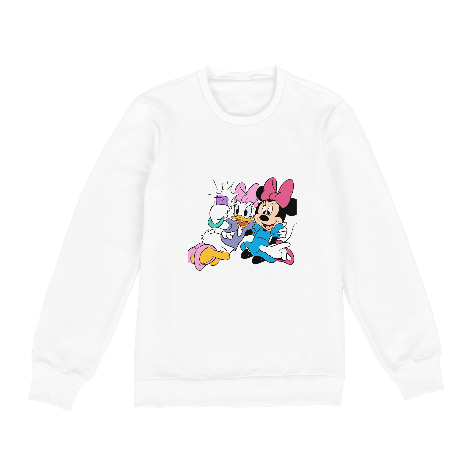 blusa de frio minnie mouse e margarida