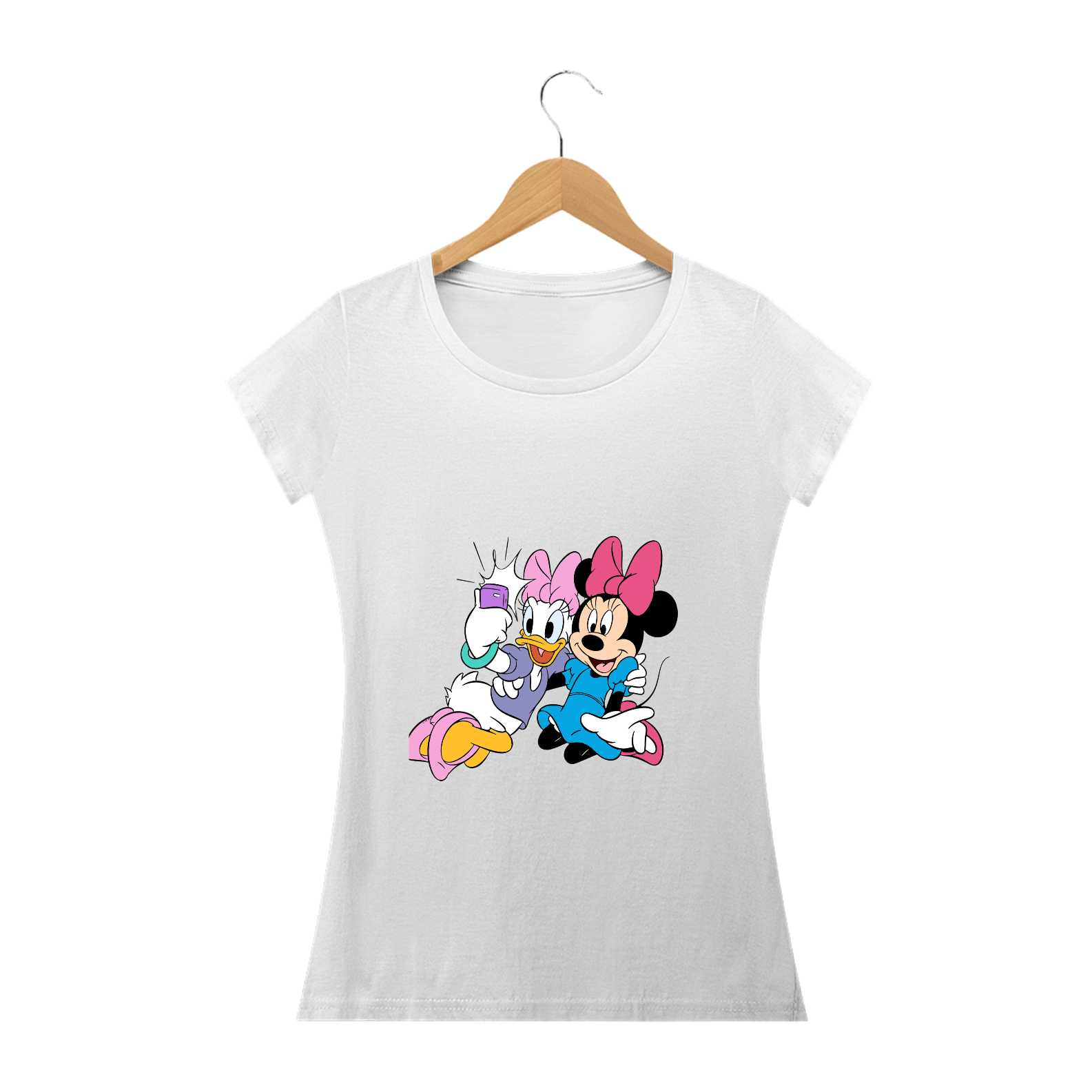 camisa feminina minnie mouse e margarida