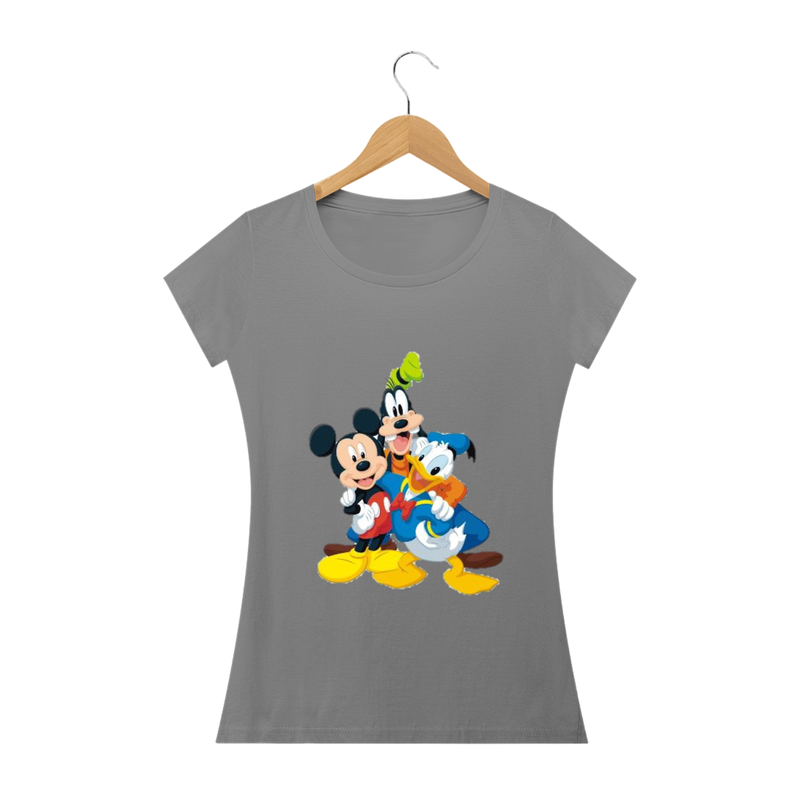camisa feminina mickey mouse e seus amigos