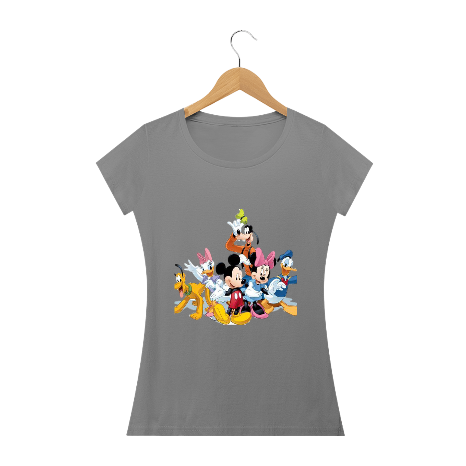 camisa feminina a turma do mickey mouse