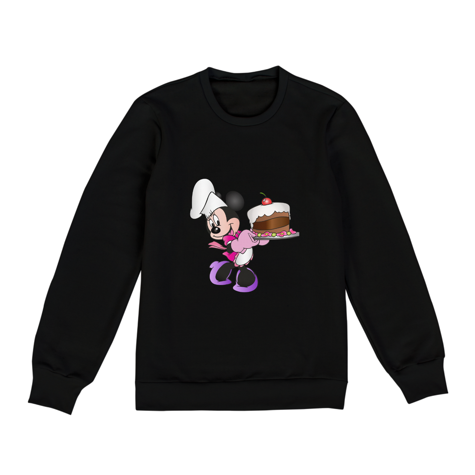 blusa de frio minnie cozinheira
