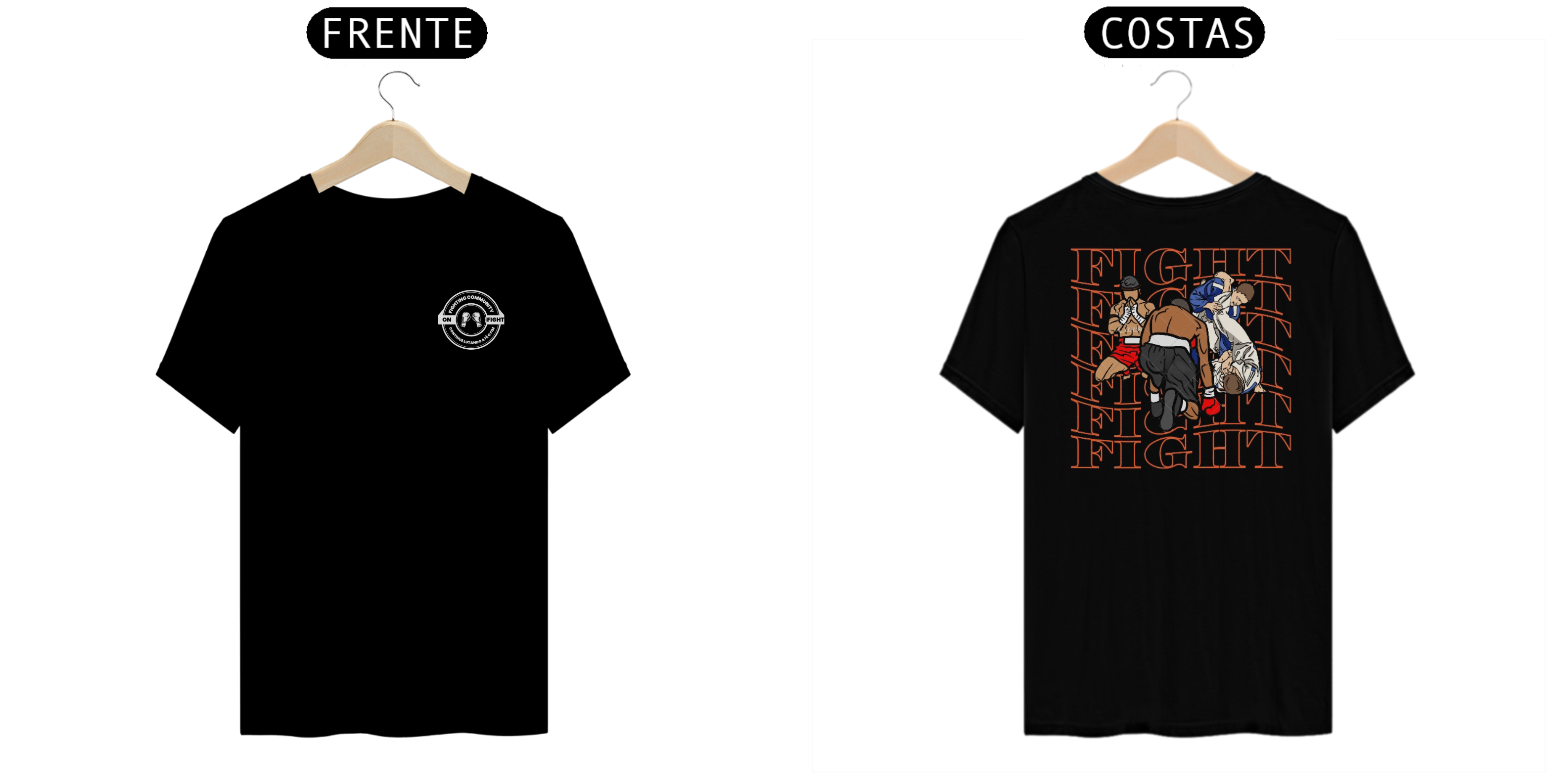 Nome do produto: T-Shirt Continue Lutando Até o Fim