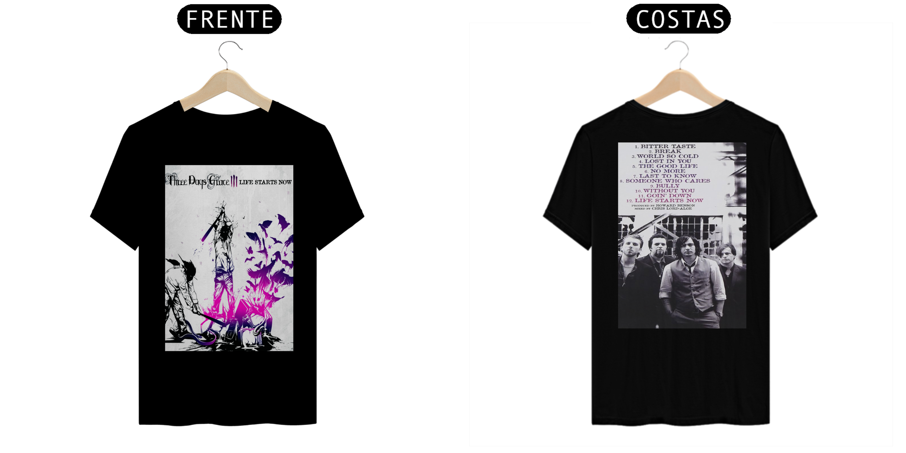 Nome do produto: Camiseta - Three Days Grace - Life Starts Now