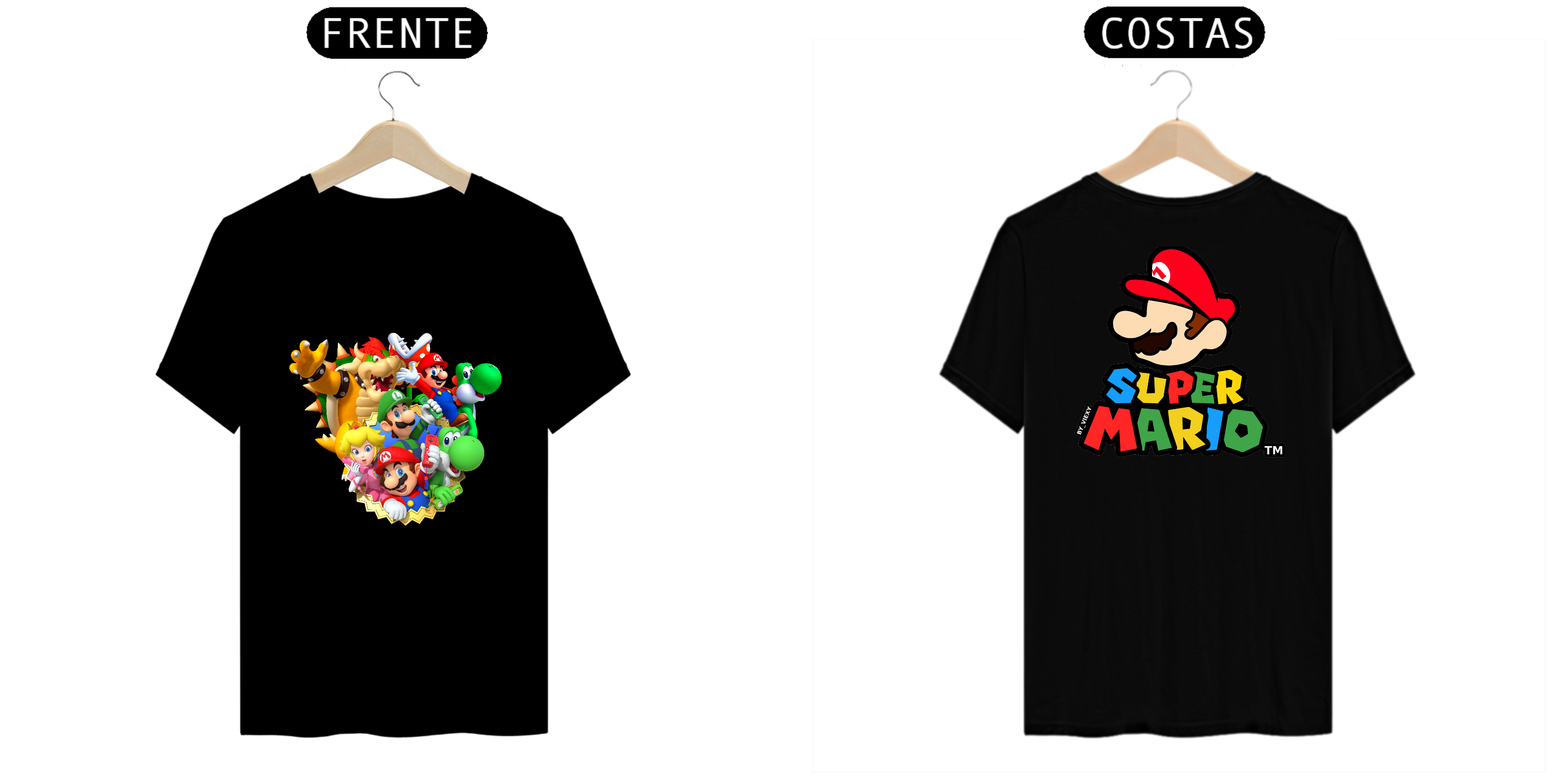 Camisetas Mario Bros 