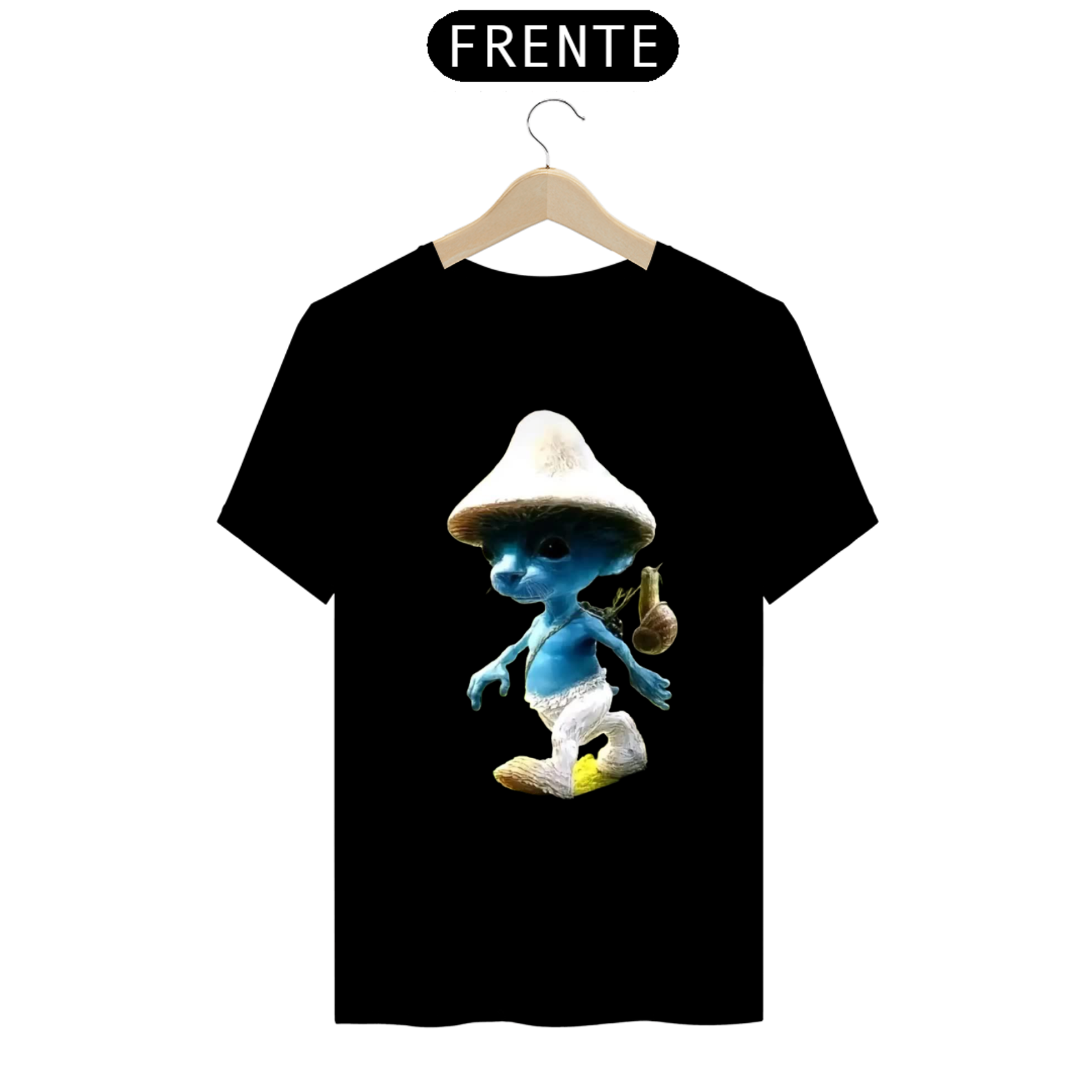 Camisa do gato smurf