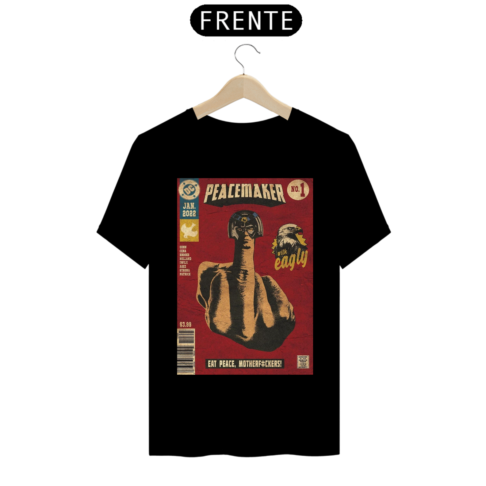 Camiseta T-shirt - Quadrinhos Pacificador