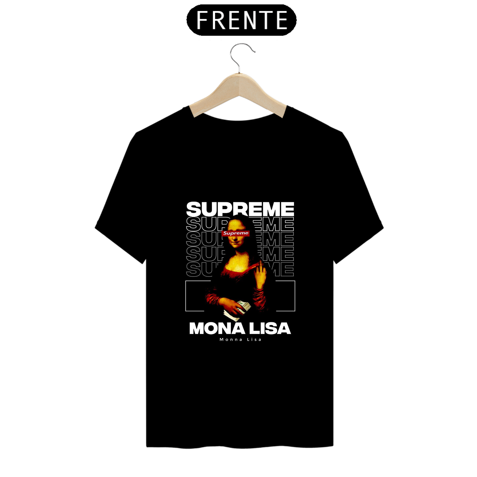 Camiseta T-shirt - Vintage Monalisa