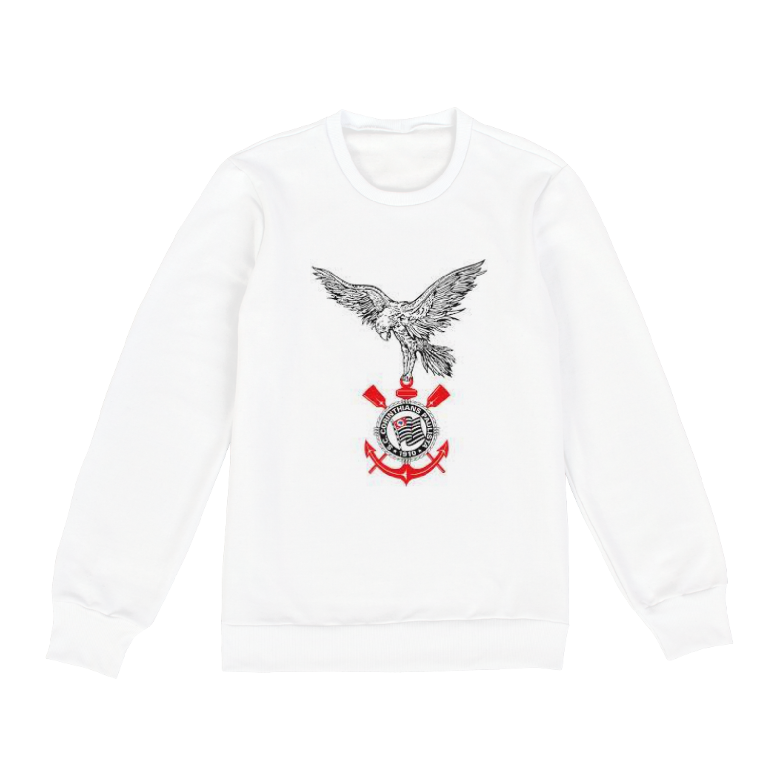 Nome do produto: blusa logo do corinthians com aguia