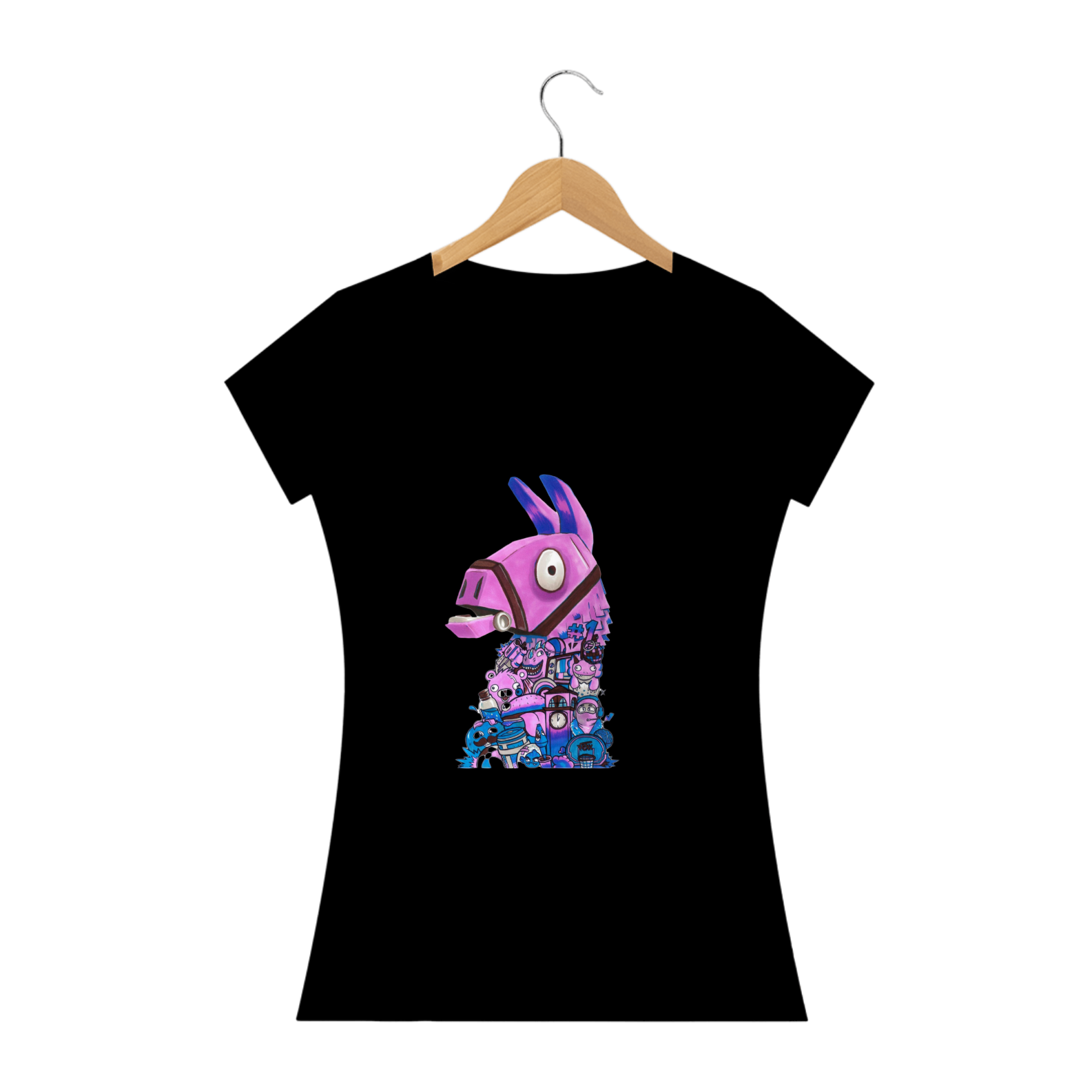 camiseta feminina lhama