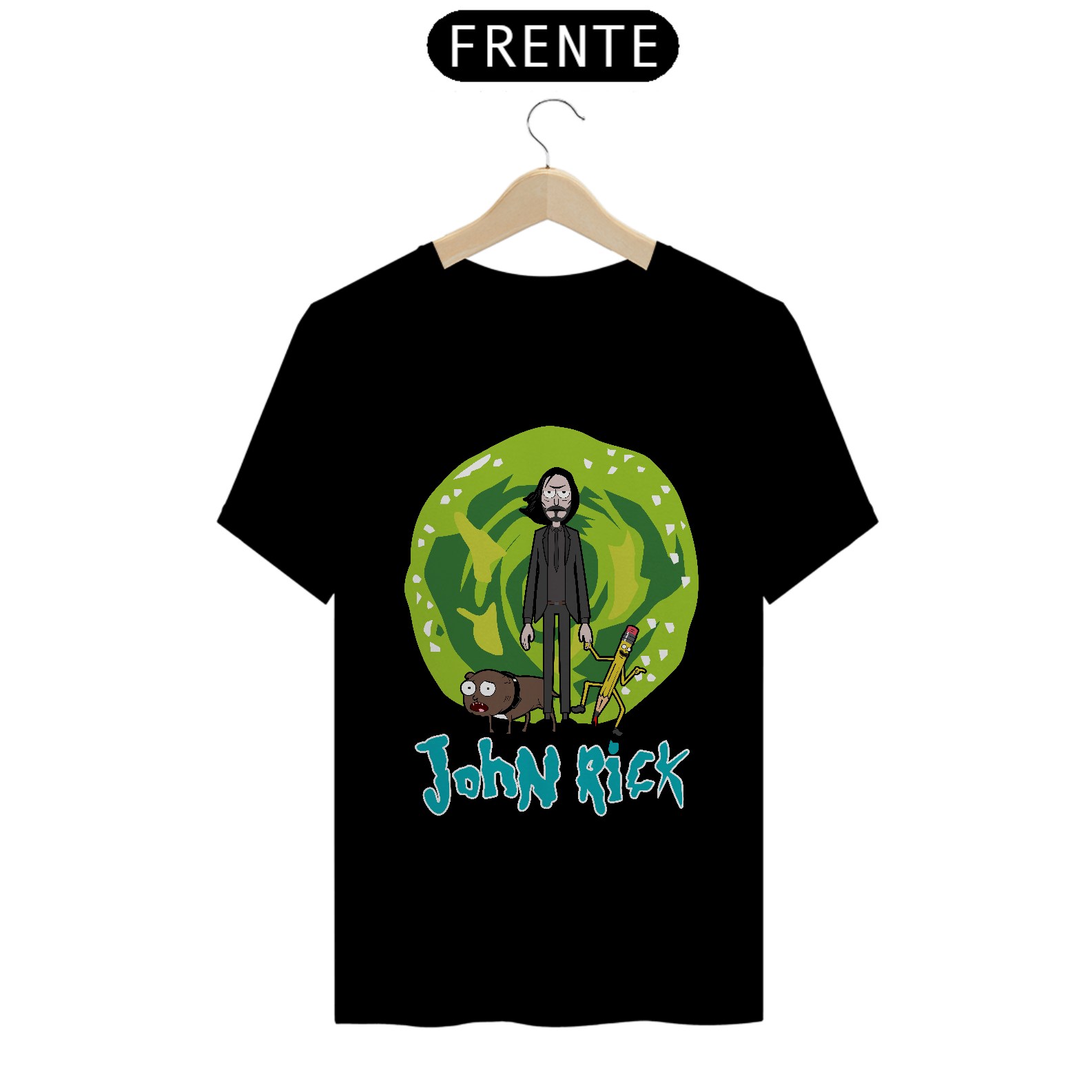 Nome do produto: Camiseta unissex - Rick and Morty - John Rick